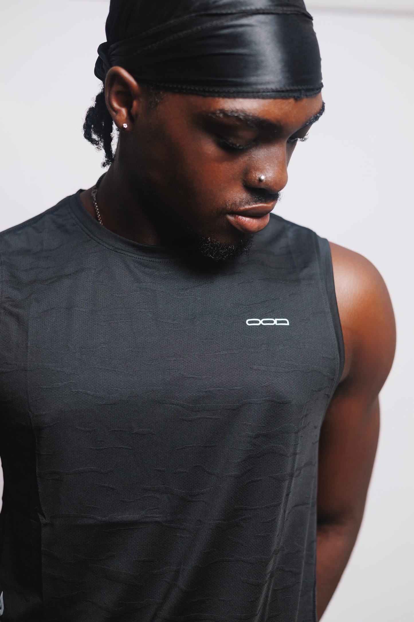 OOD Activ Anywhere Muscle Tank in Jet Black