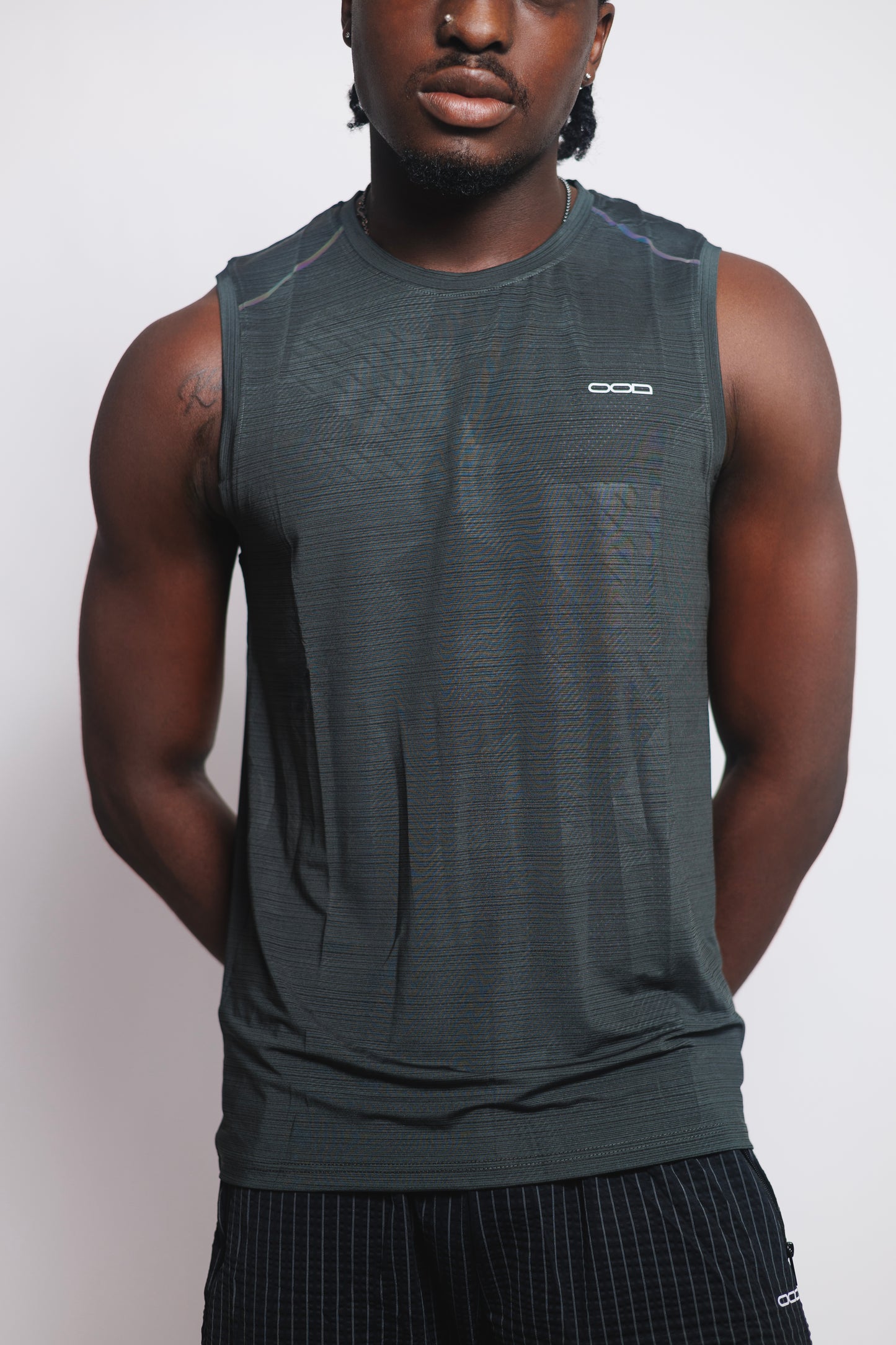 OOD Activ Core Muscle Tank in Army Green
