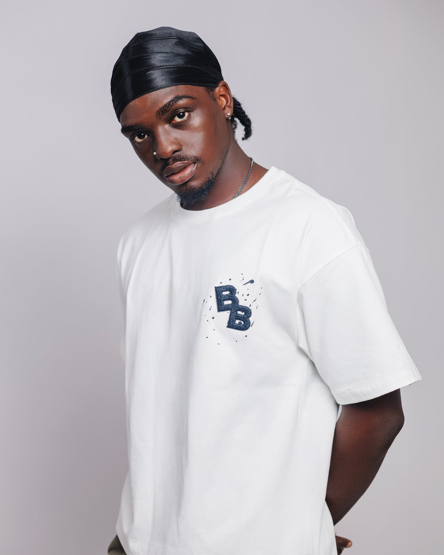 KP Chest Mark Tee in White
