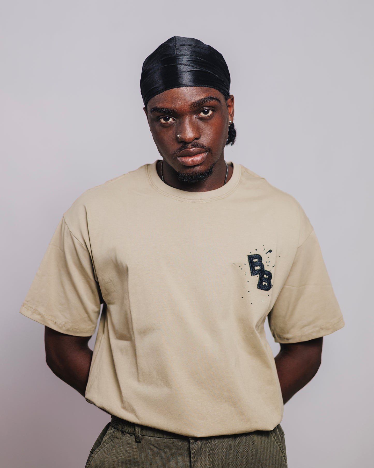 KP Chest Mark Tee in Sandstone