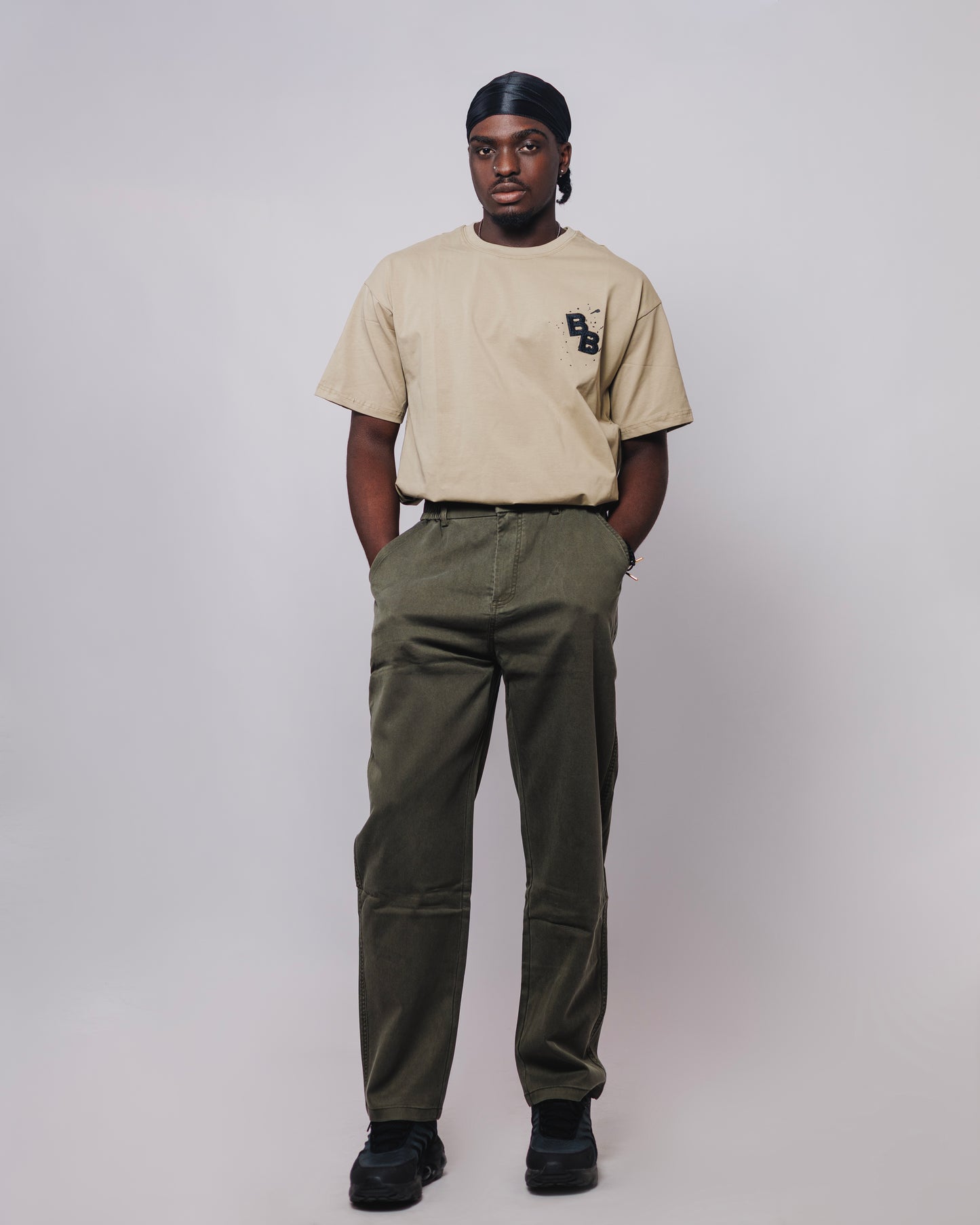 KP Chest Mark Tee in Sandstone