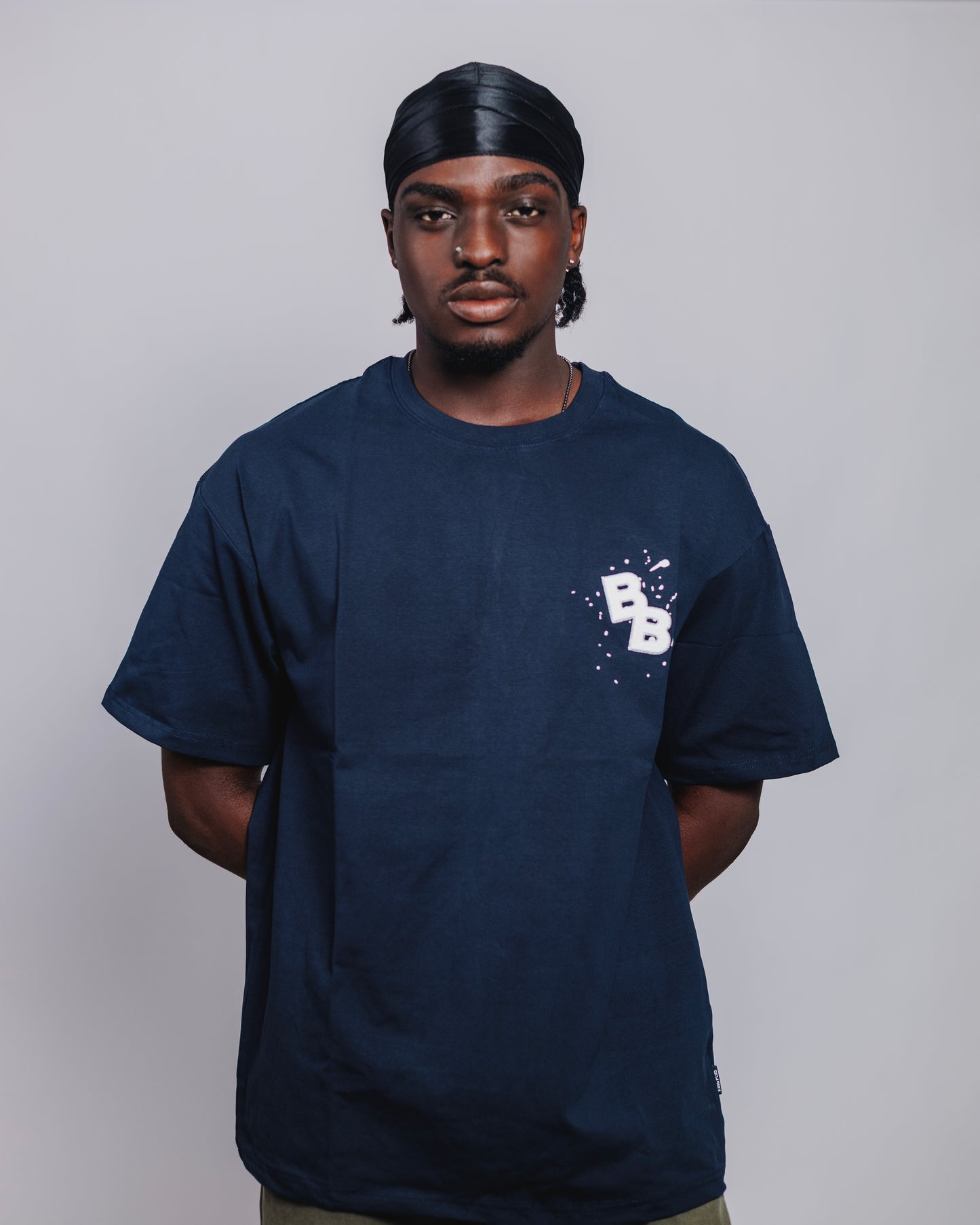 KP Chest Mark Tee in Deep Navy