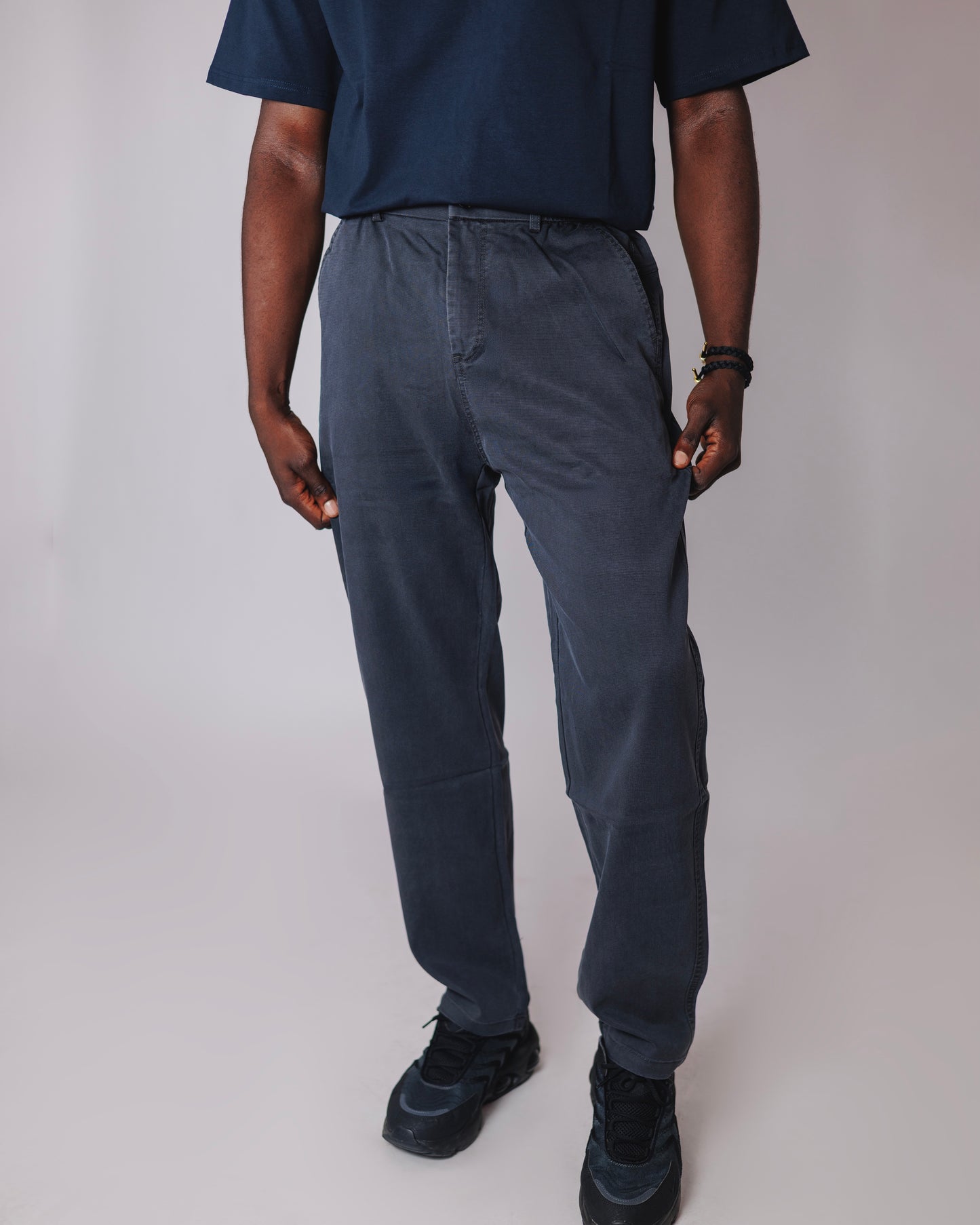 OOD Relaxed Fit Chinos in Charcoal Grey