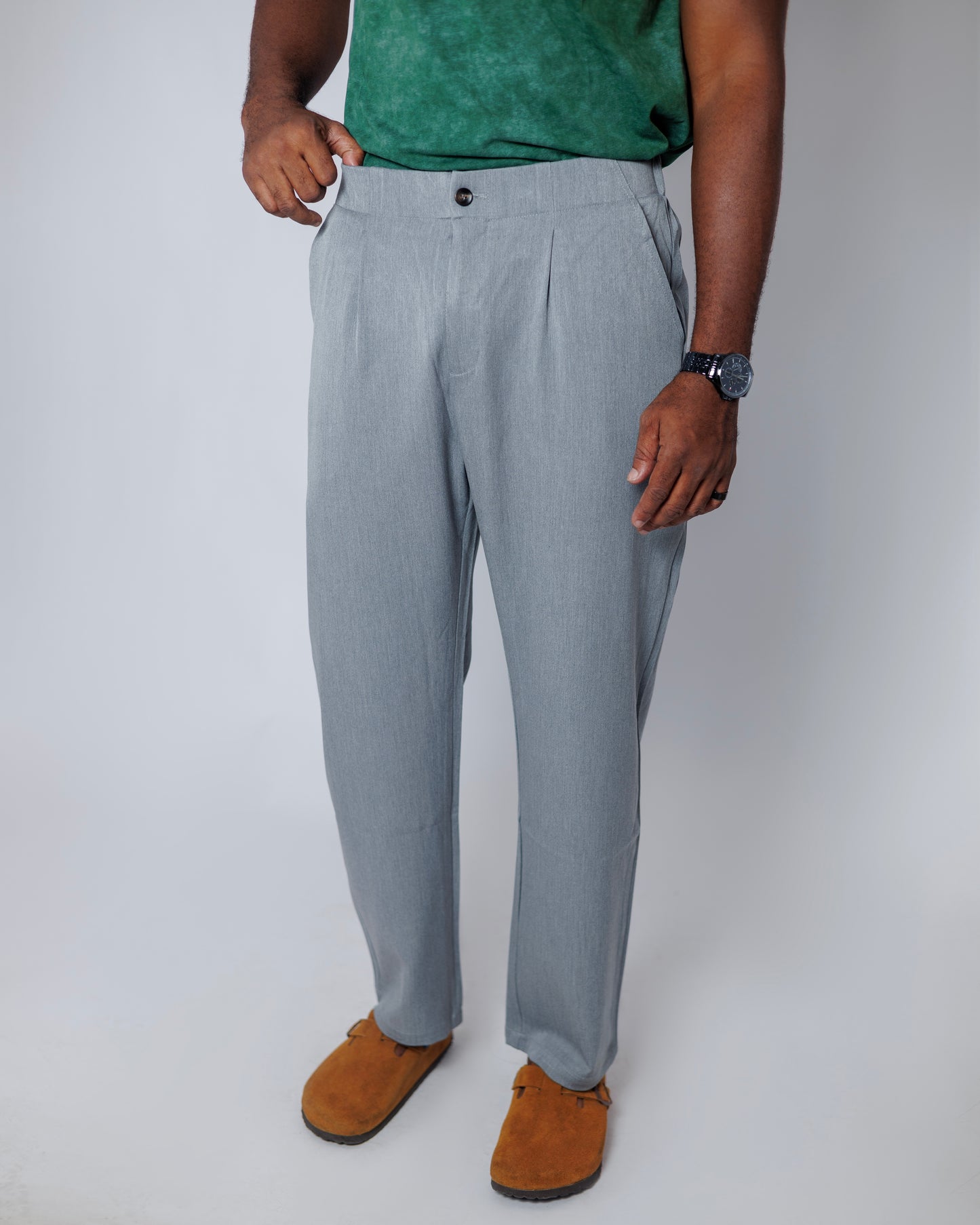OOD Tailored Trousers in Ash Grey