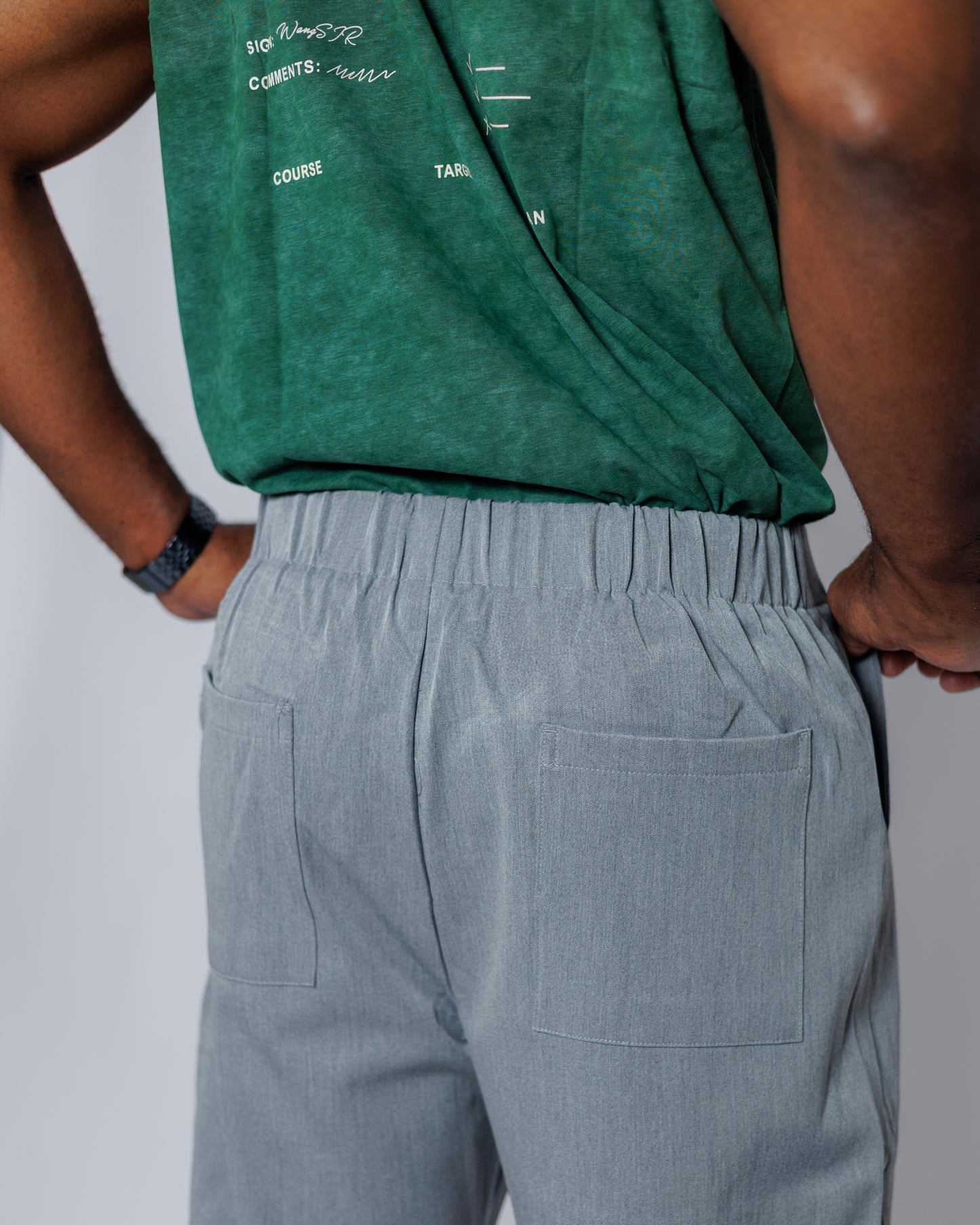 OOD Tailored Trousers in Ash Grey