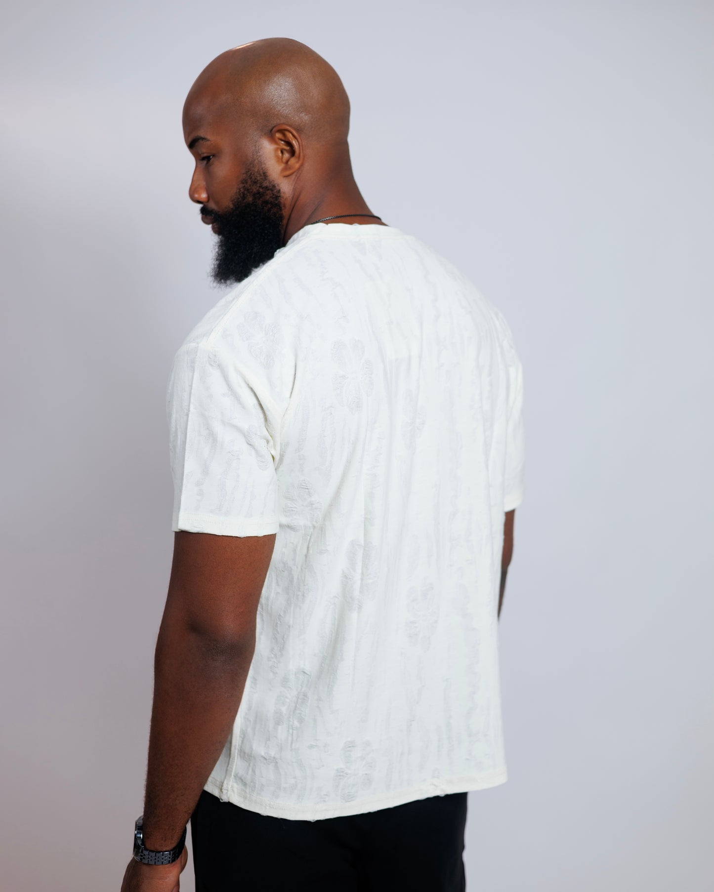 OOD Burnout Tee in Ecru