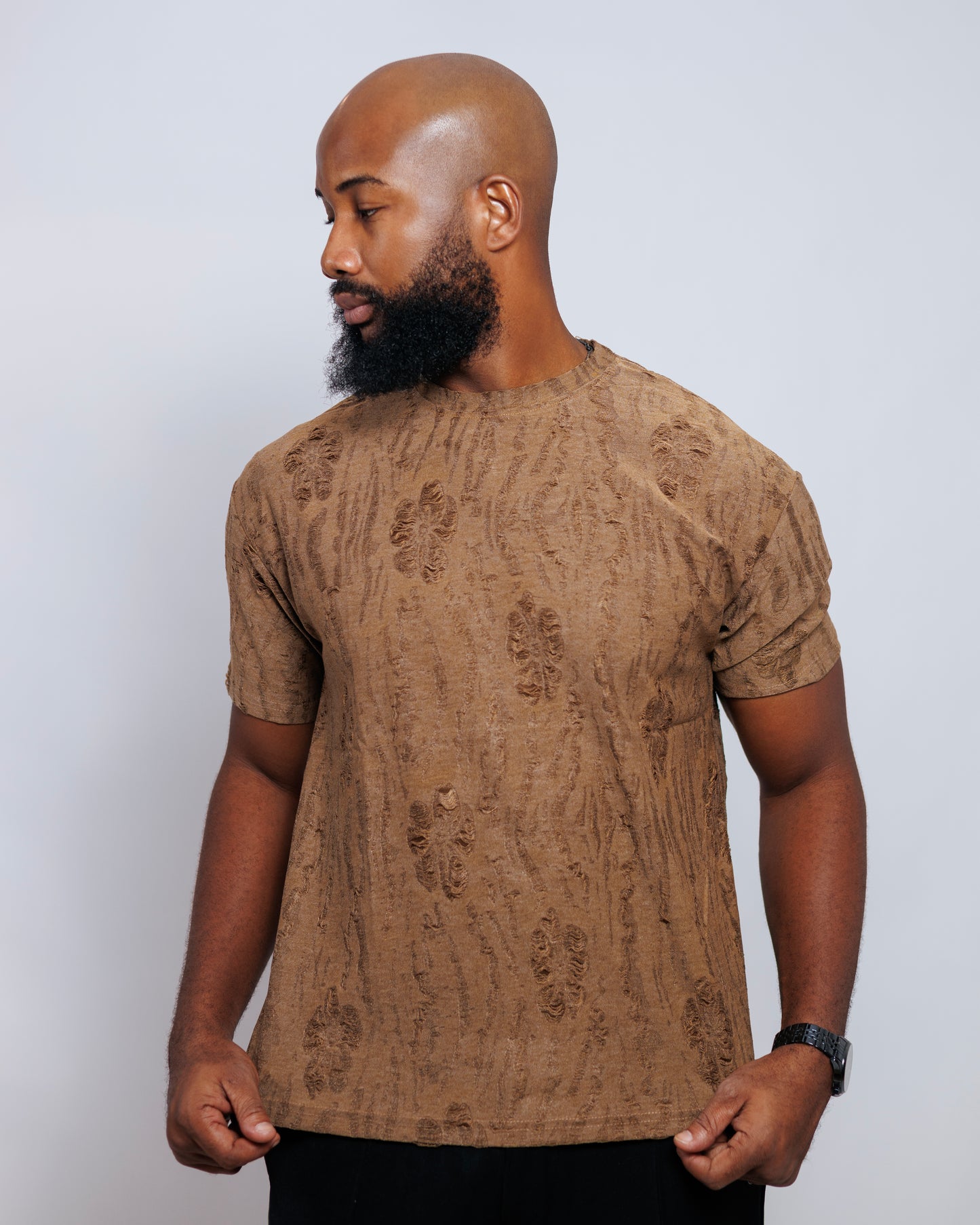 OOD Burnout Tee in Coffee