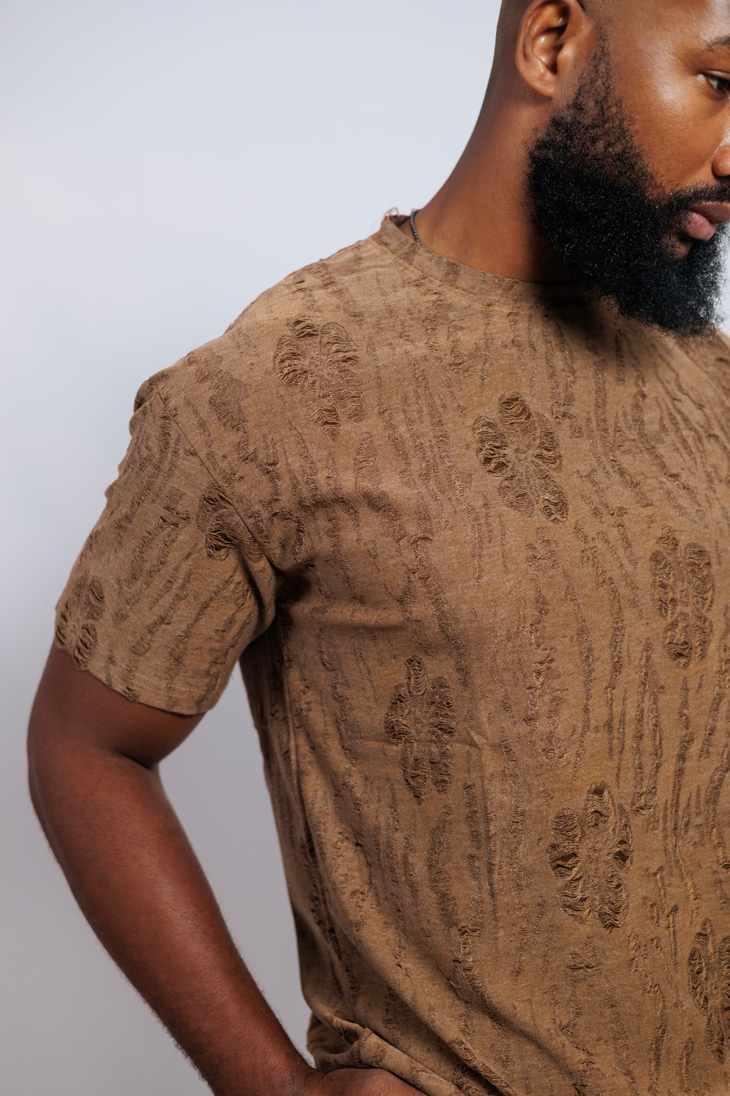 OOD Burnout Tee in Coffee