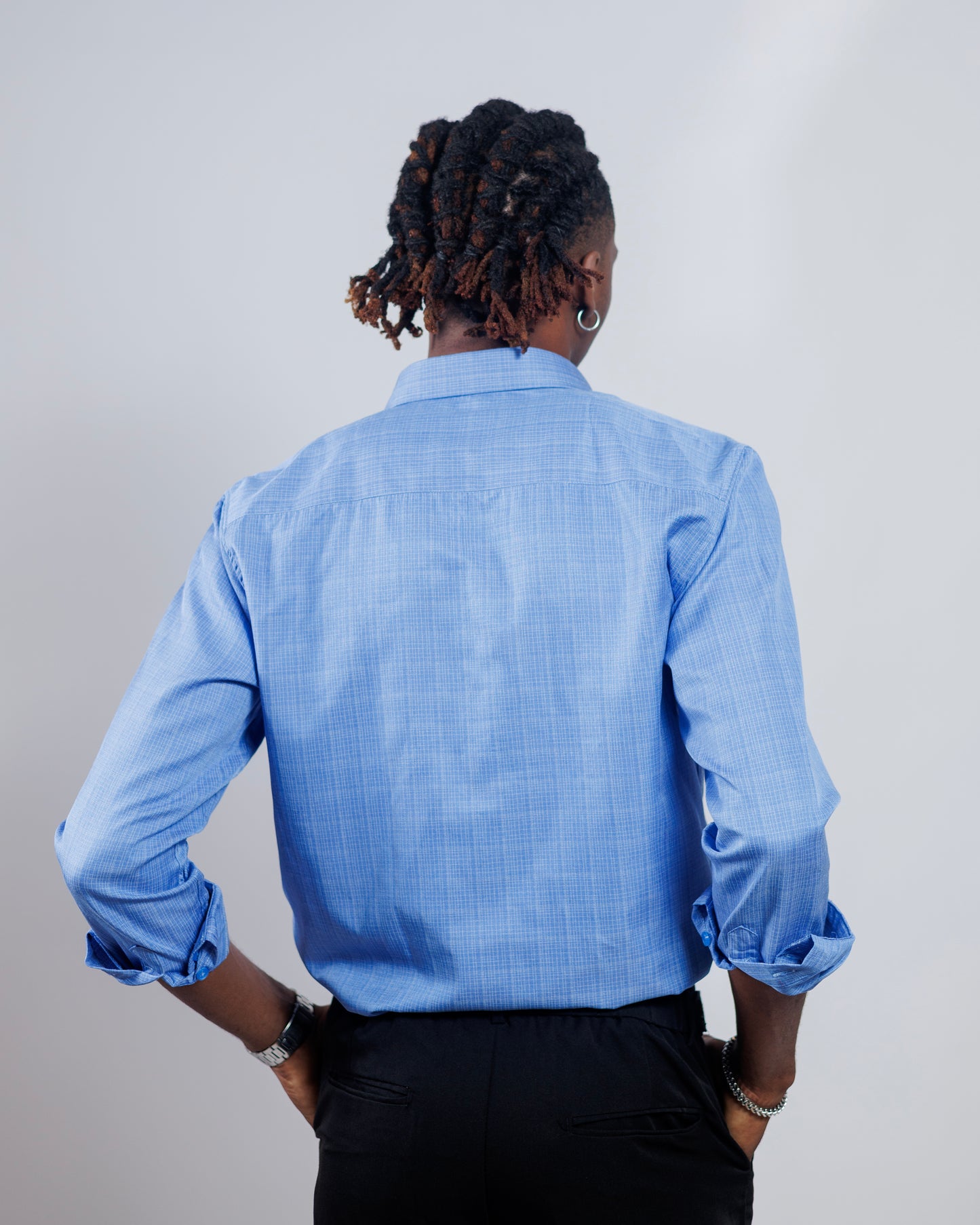 DNB Carlton Shirt in Light Blue