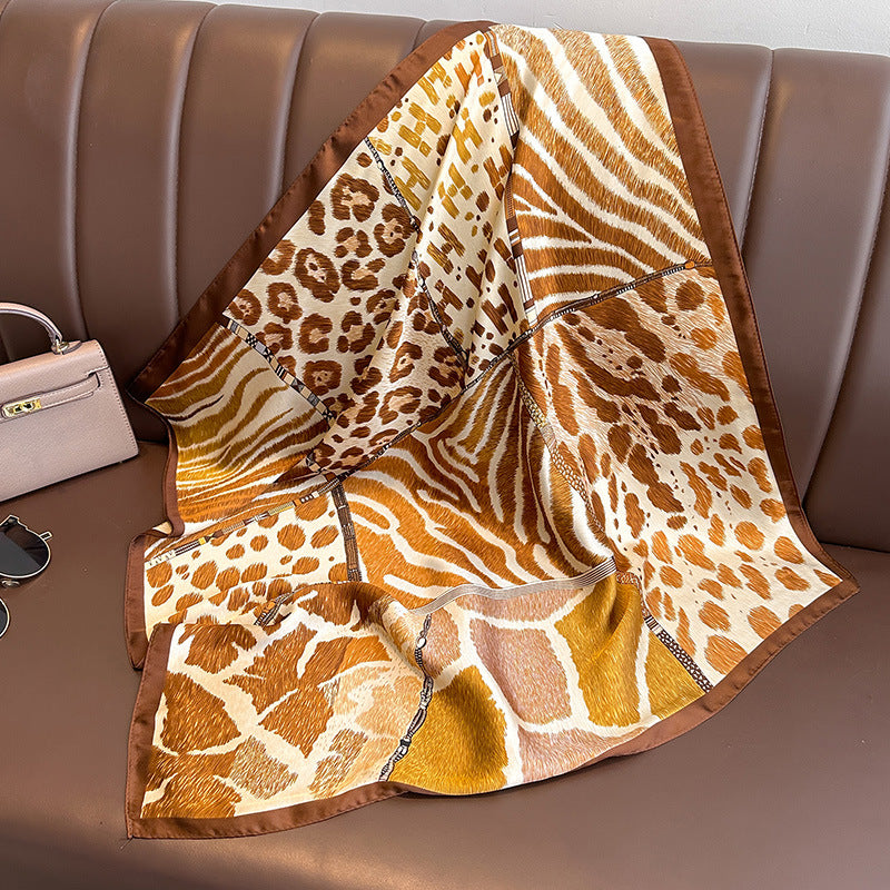 Regal Roar Mini Silk Scarf I