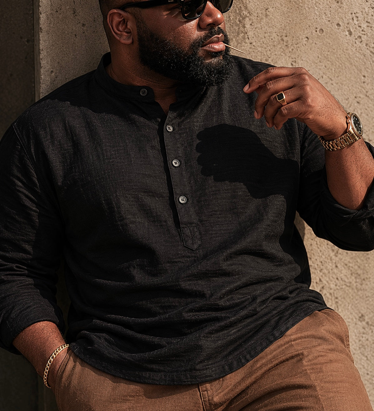 Mode XL Half-Bishop Shirt