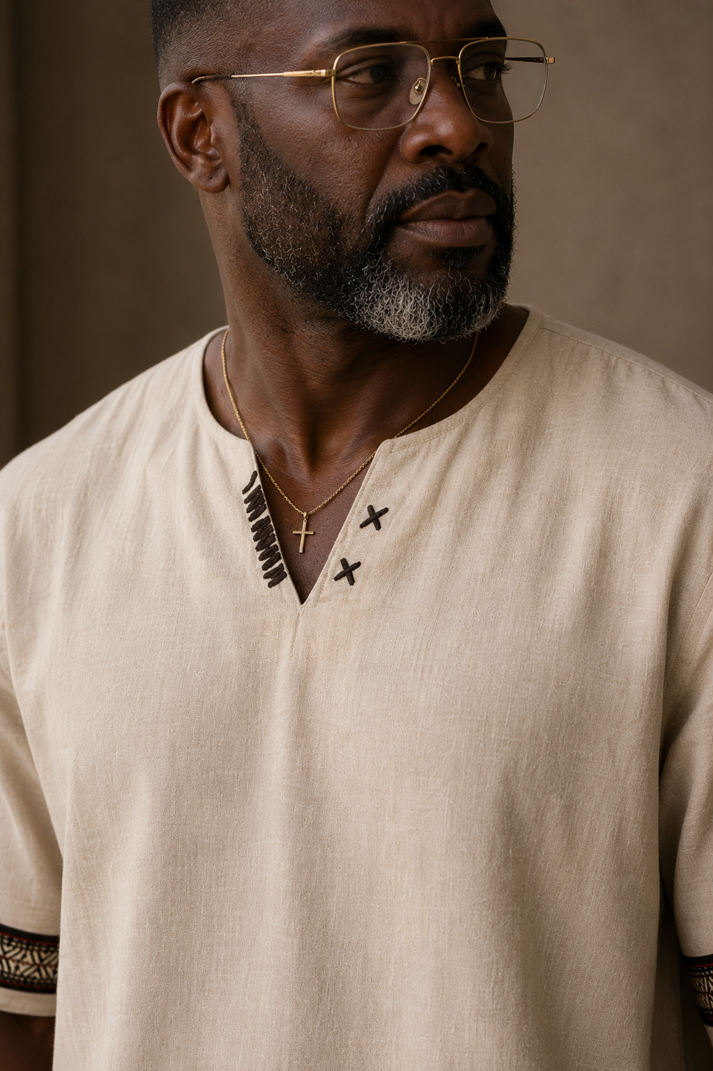 Ood Tribal Trim Shirt