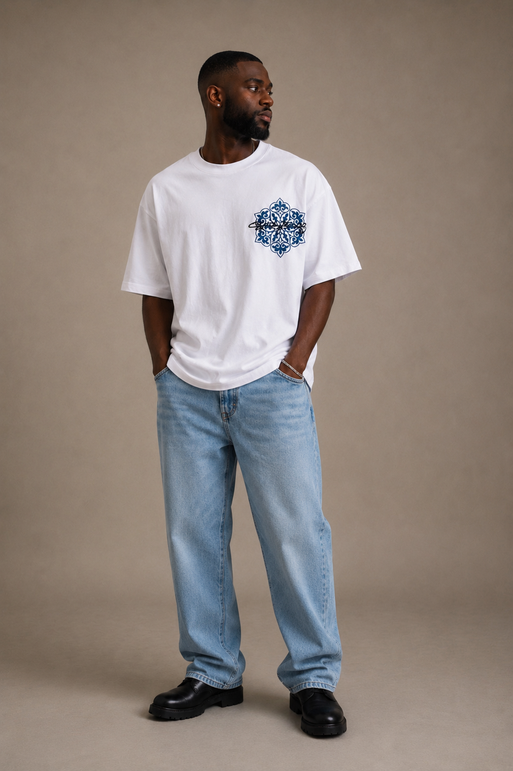 Jacey Jace Mosaic Oversized Tee