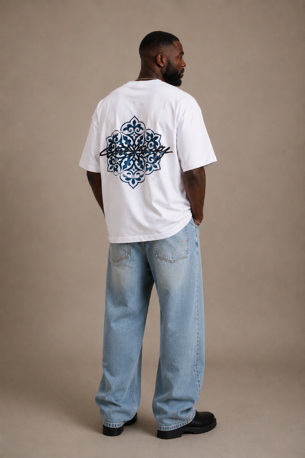 Jacey Jace Mosaic Oversized Tee