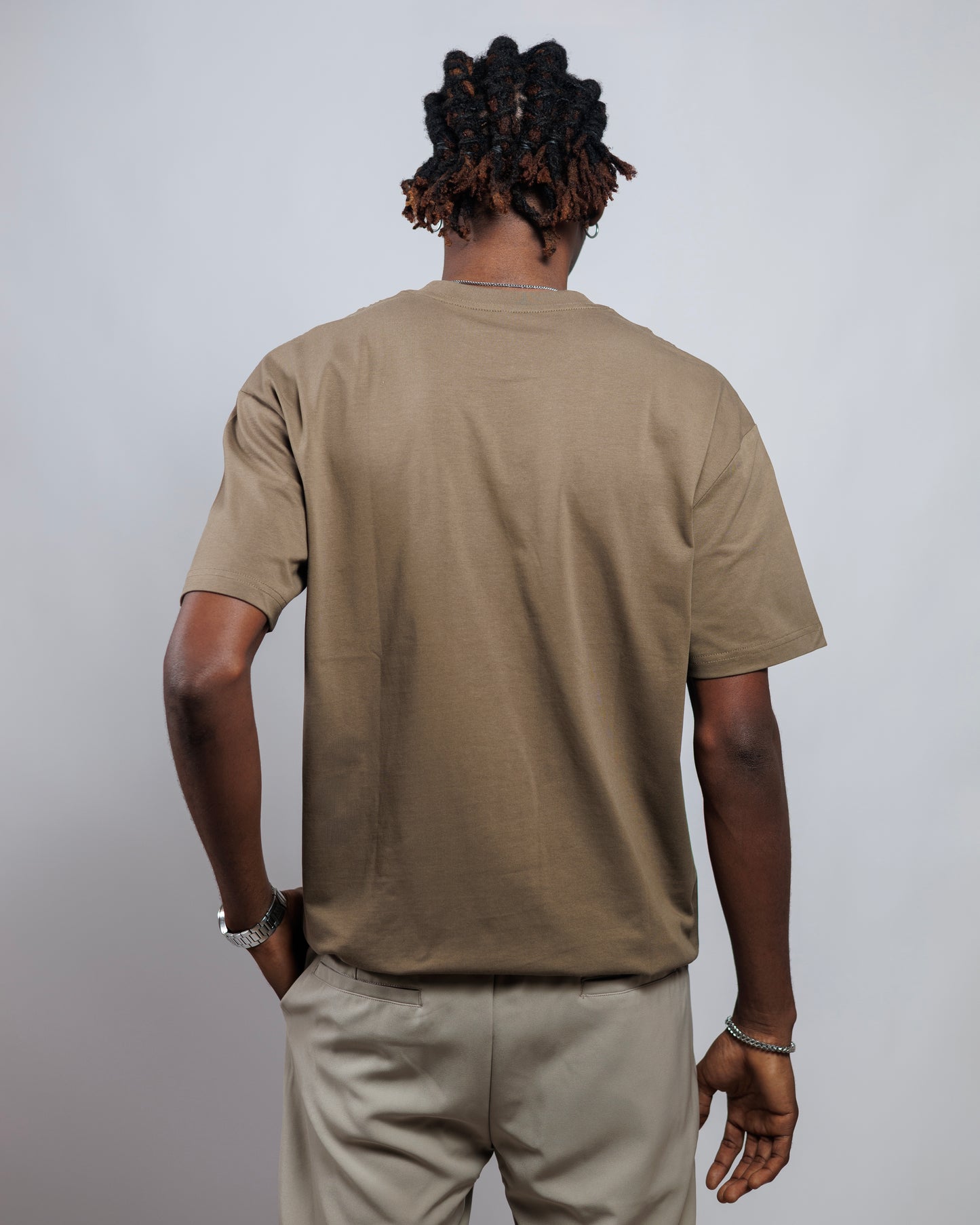 Ood Beetle Relaxed Tee in Khaki