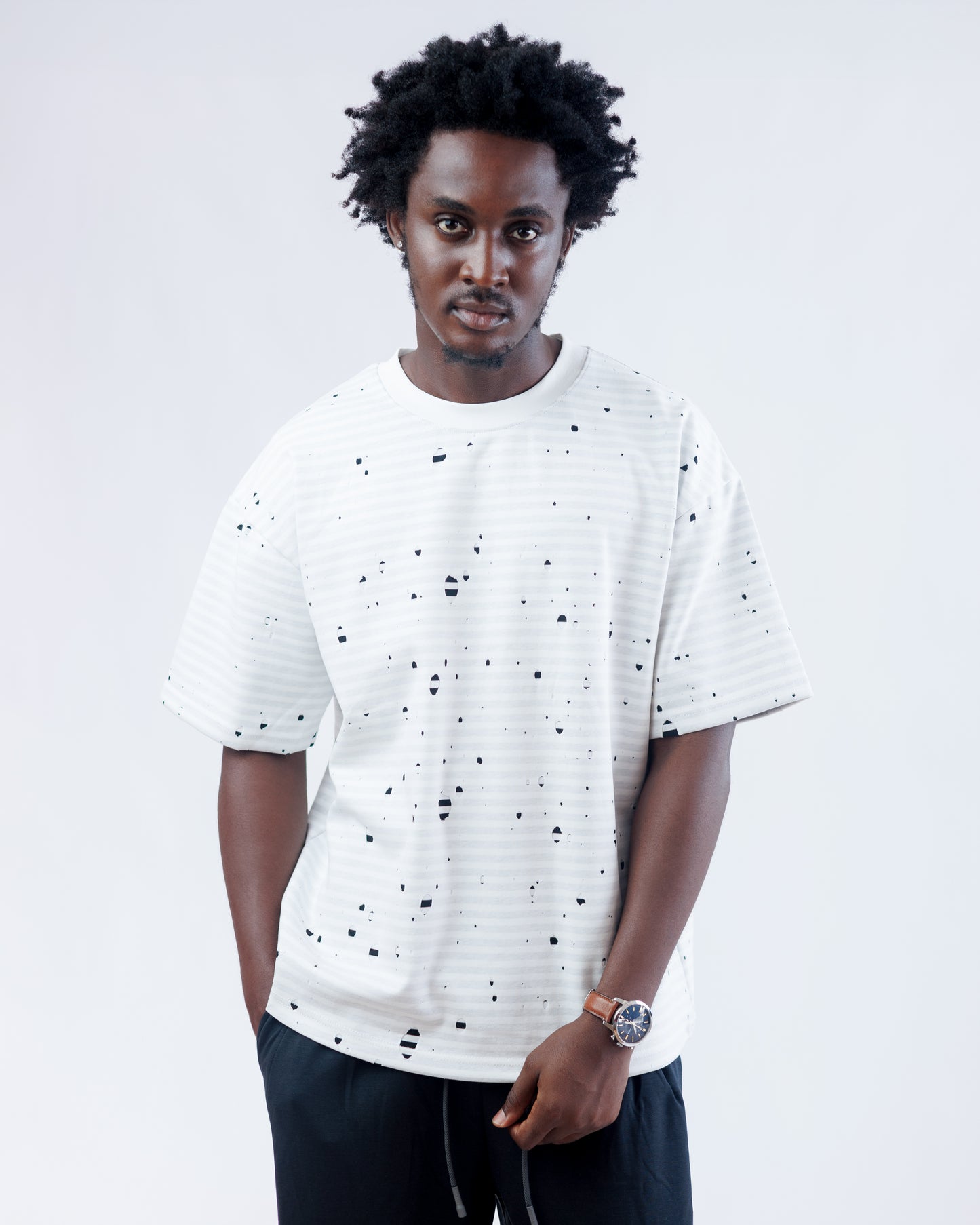 Ood Shard Oversized Tee in White