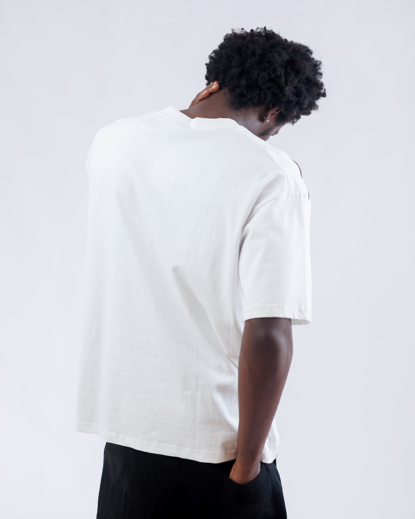 Ood Trace Oversized Tee in White