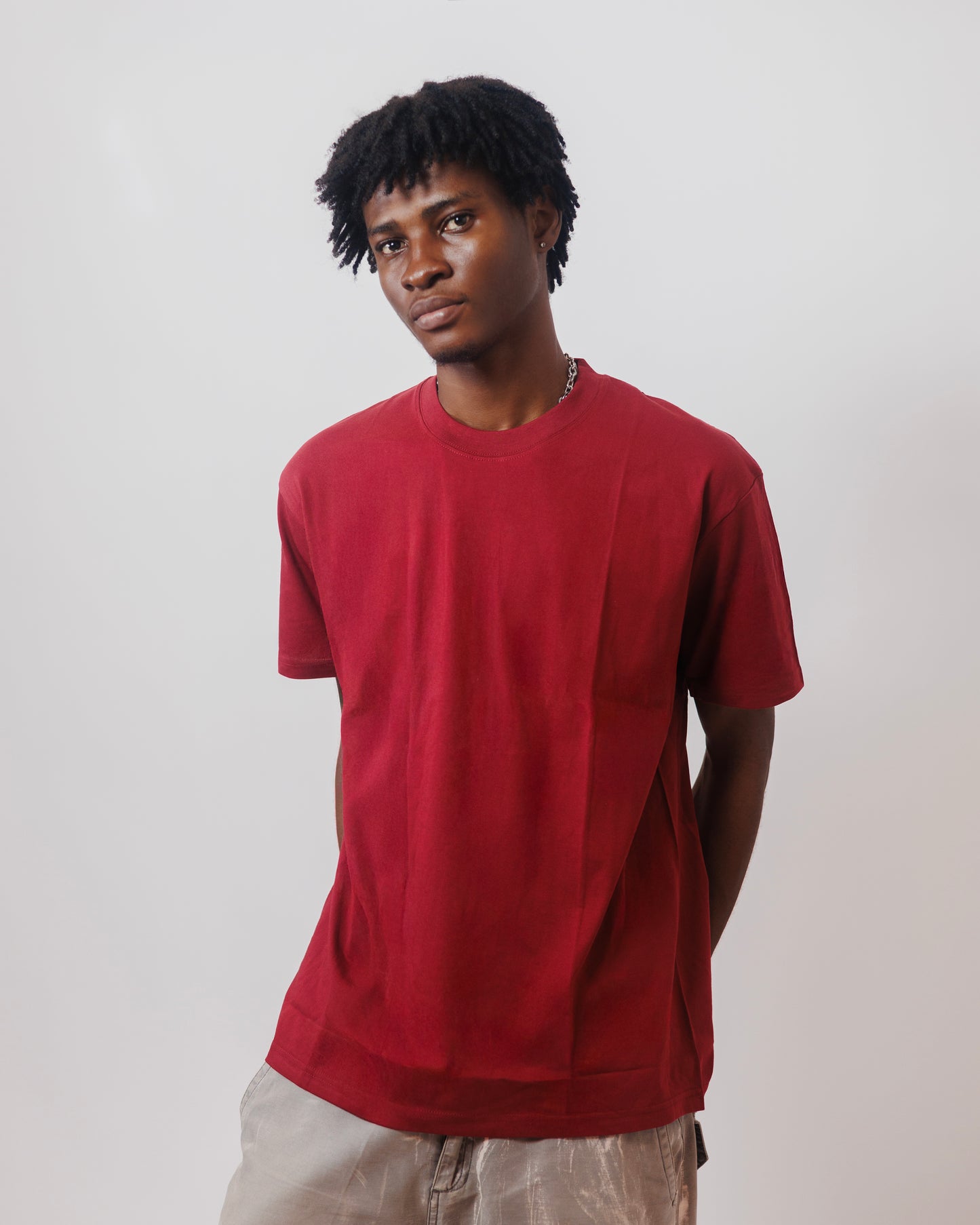 Classic T-Shirt in Burgundy