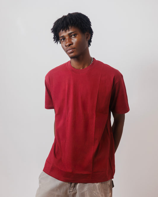 Classic T-Shirt in Burgundy