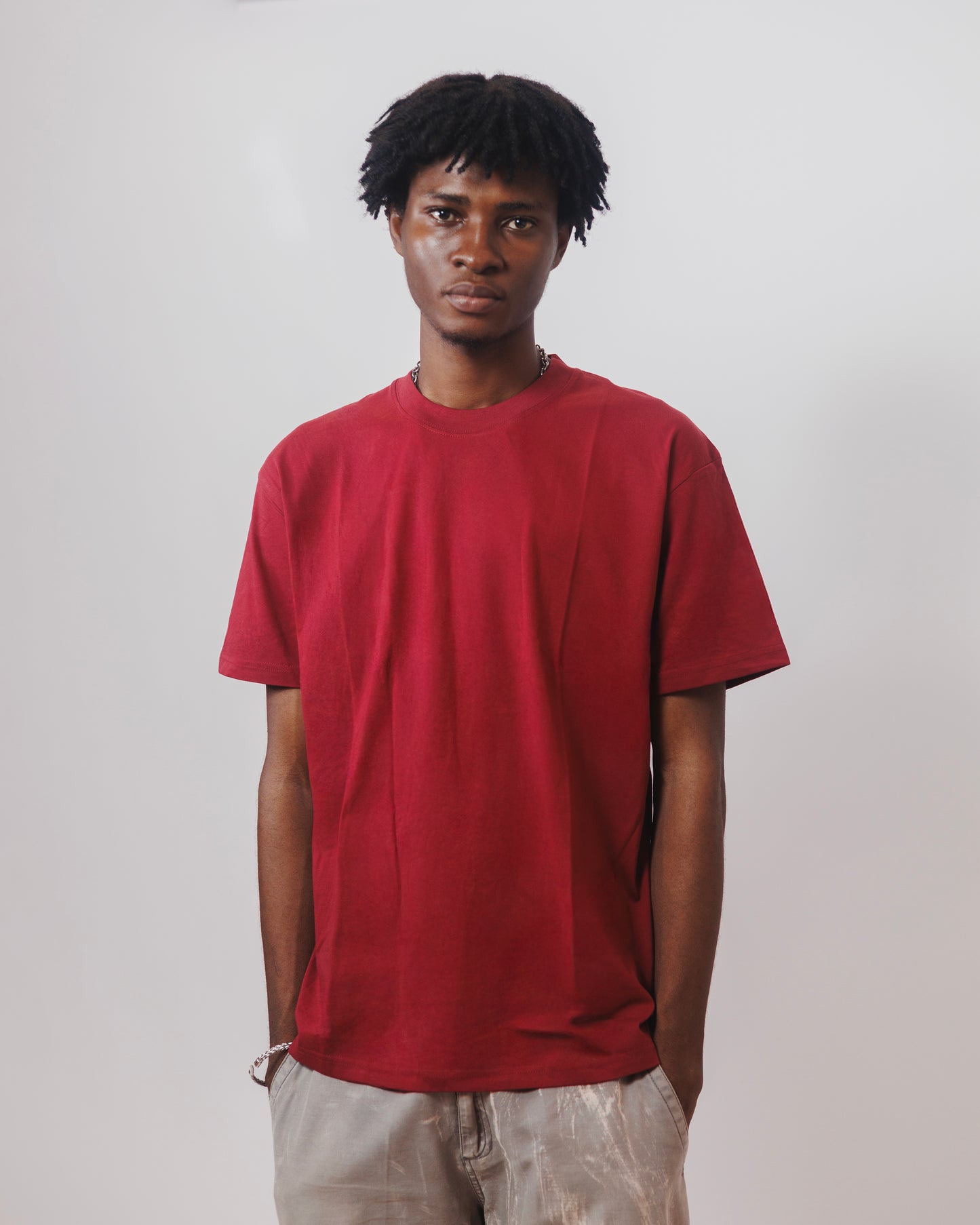 Classic T-Shirt in Burgundy