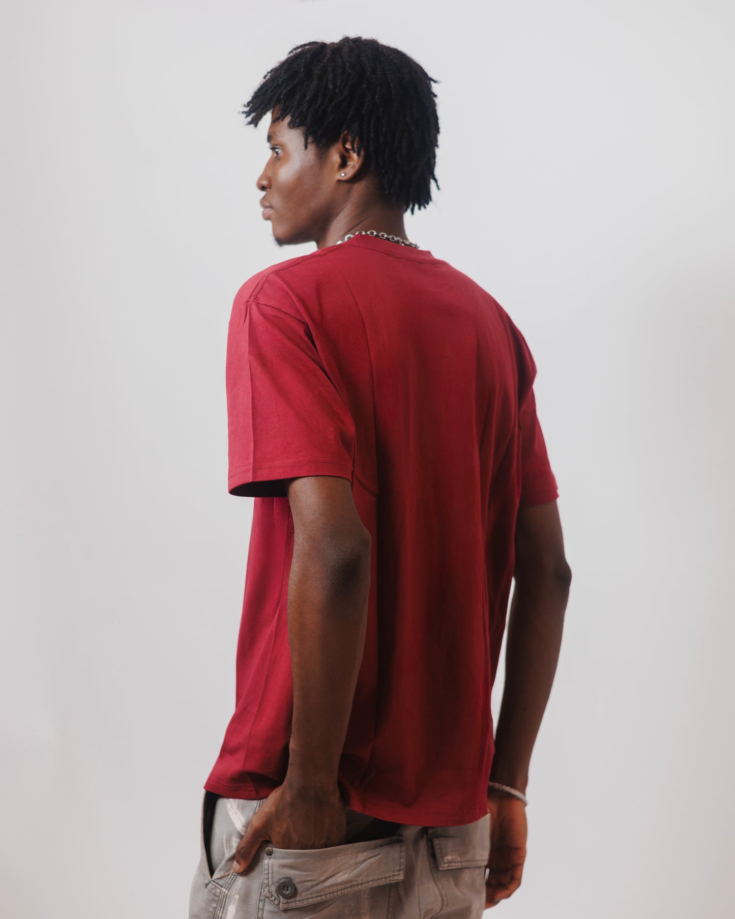 Classic T-Shirt in Burgundy