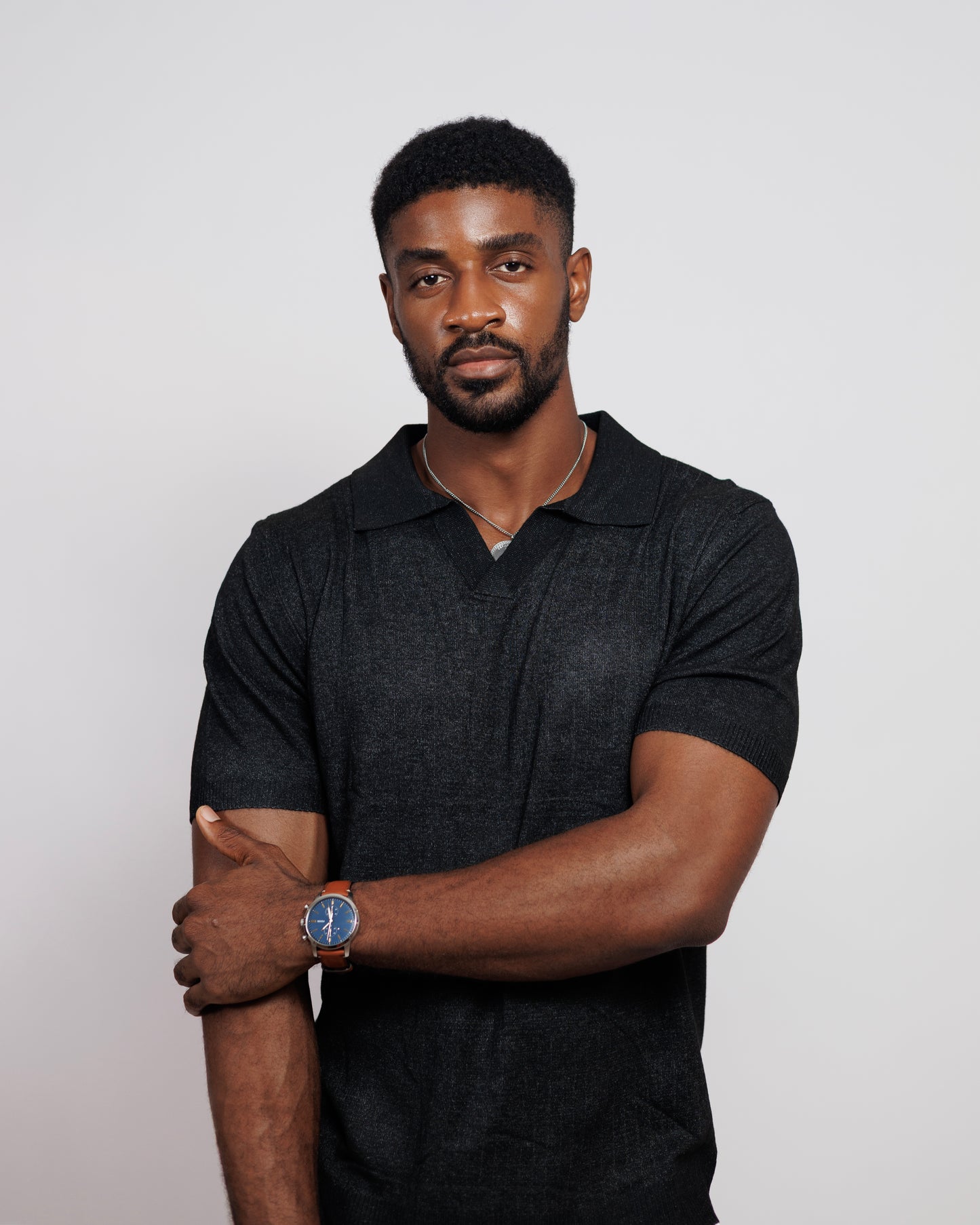 OOD Revere Polo Shirt in Black