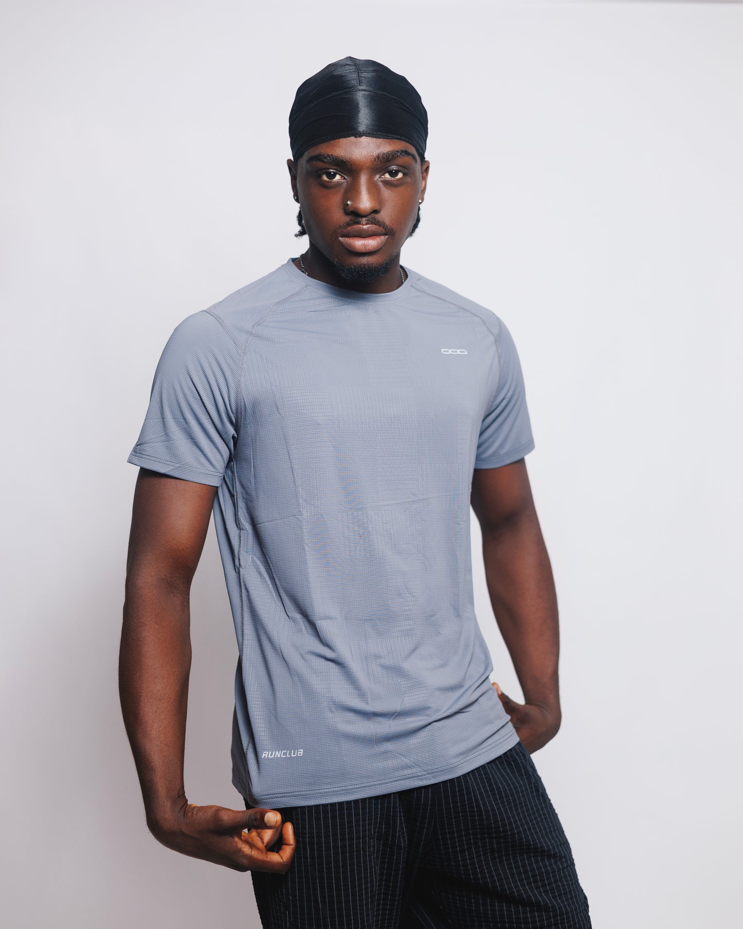 OOD Activ Core Performance Tee in Steel Grey