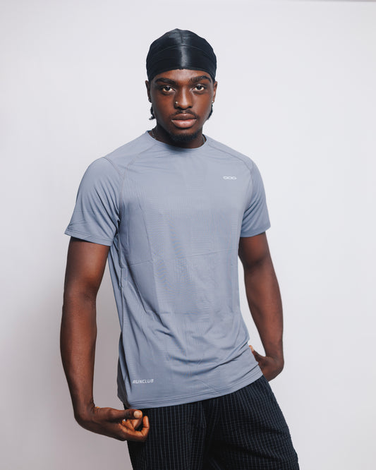 OOD Activ Core Performance Tee in Steel Grey