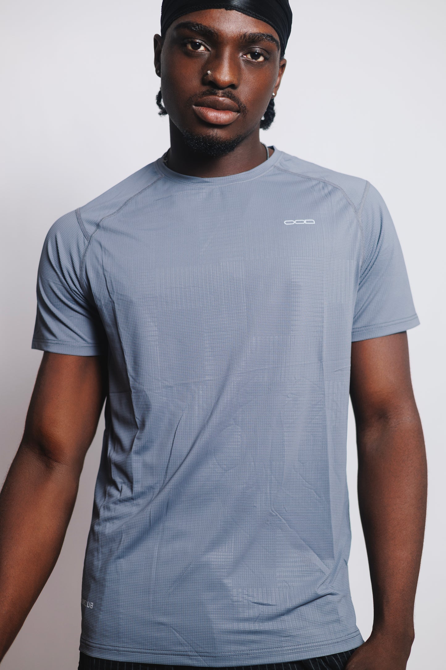 OOD Activ Core Performance Tee in Steel Grey