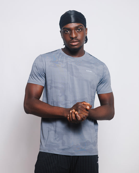 OOD Activ Performance Tee in Steel Grey