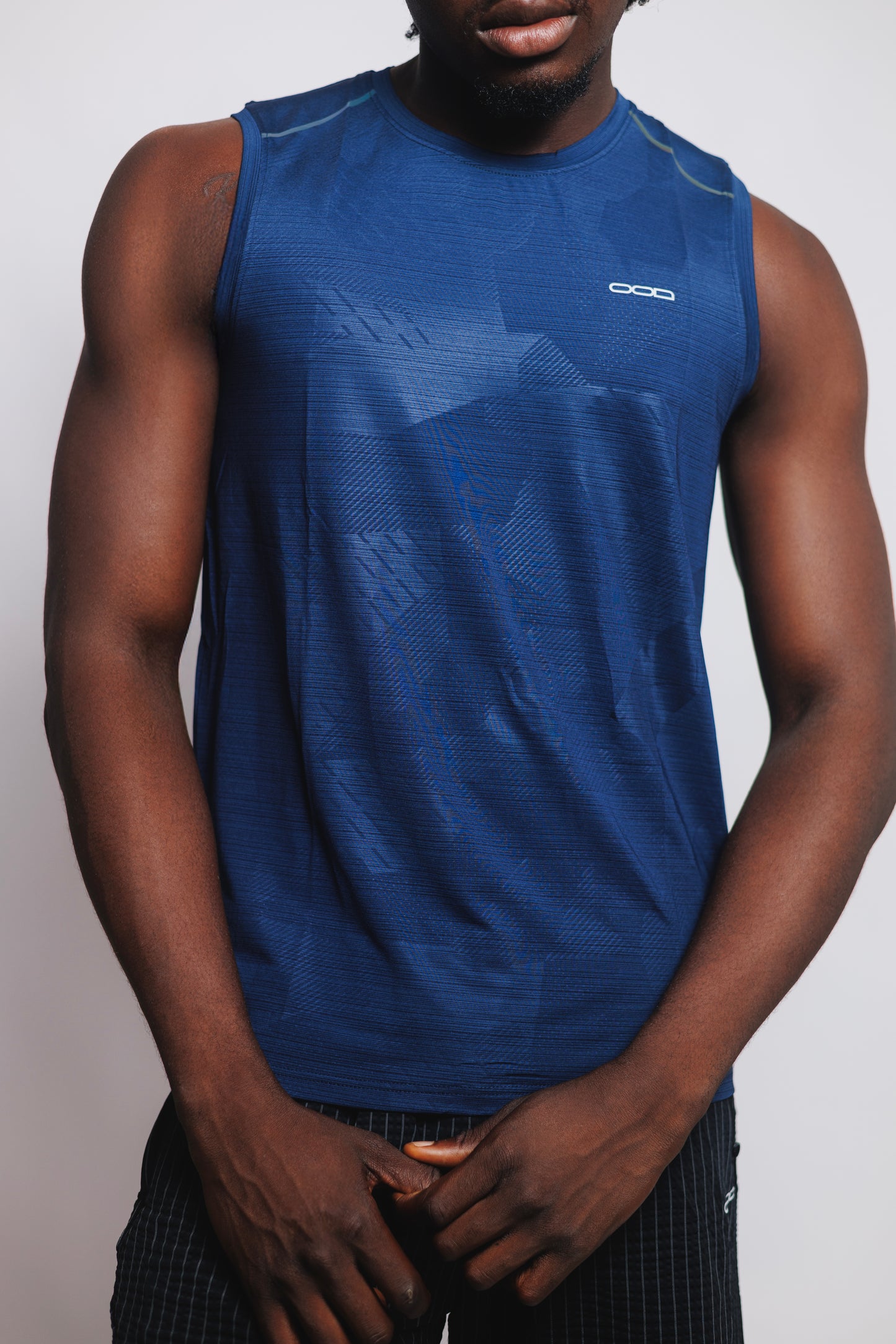 OOD Activ Core Muscle Tank in Cobalt Blue