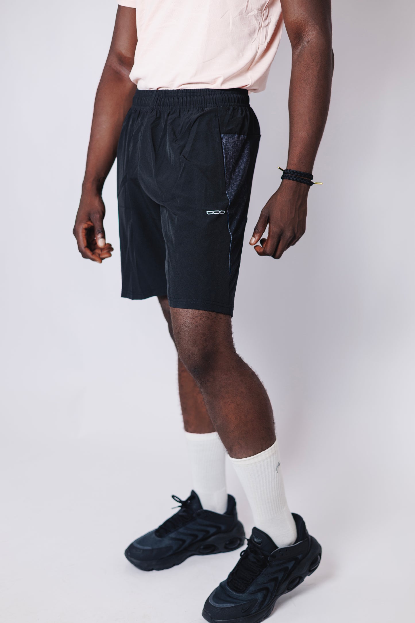OOD Activ Flex Training Shorts in Jet Black