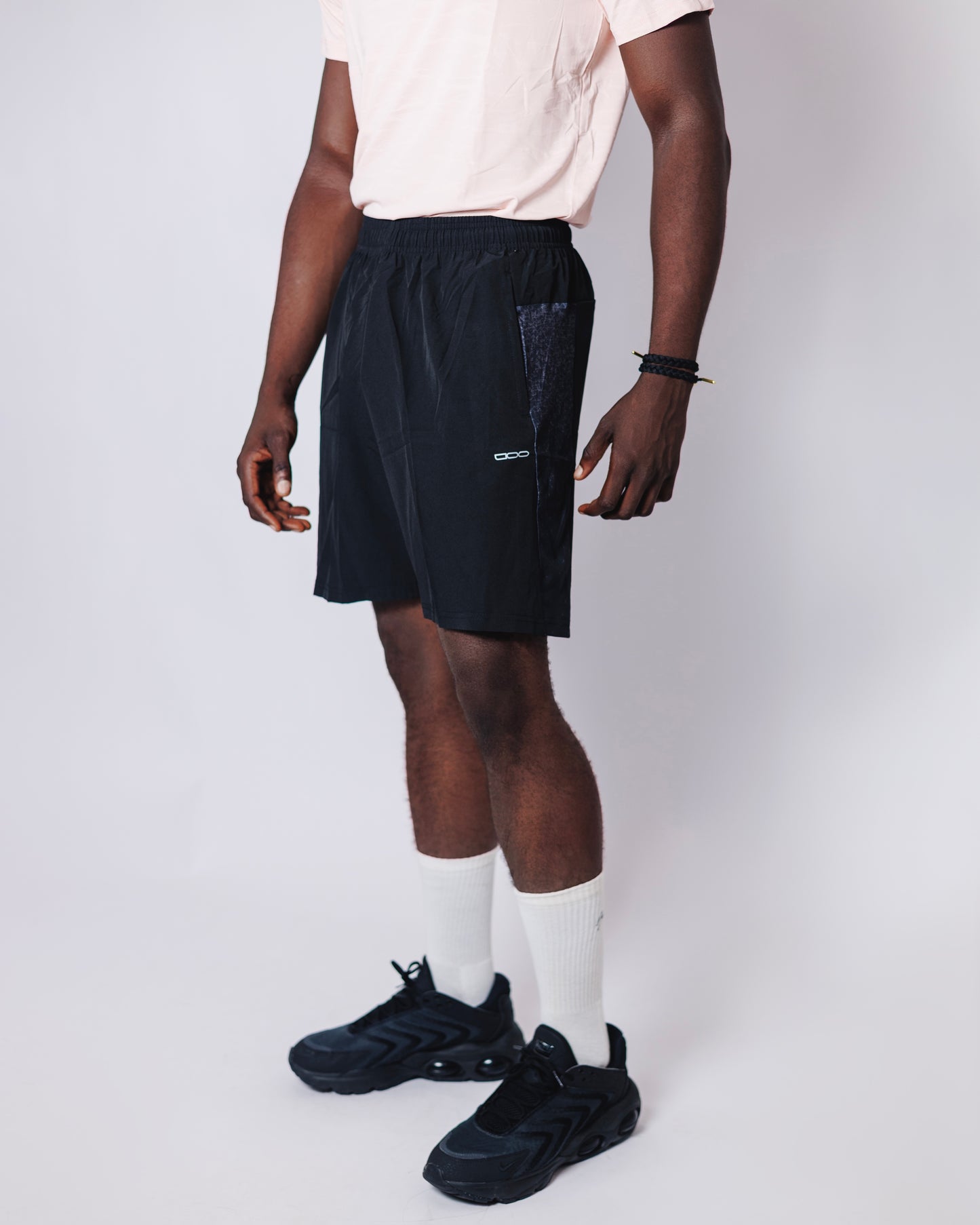 OOD Activ Flex Training Shorts in Jet Black