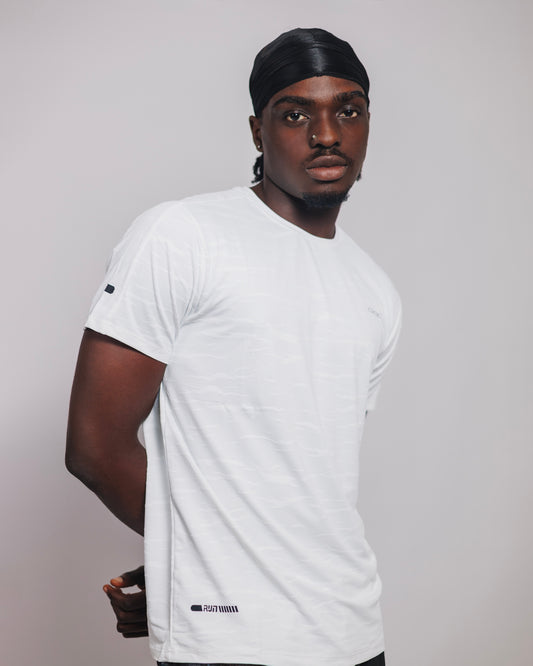 OOD Activ Performance Tee in Classic White
