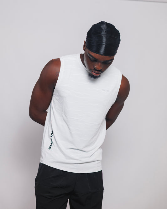 OOD Activ Anywhere Muscle Tank in Classic white