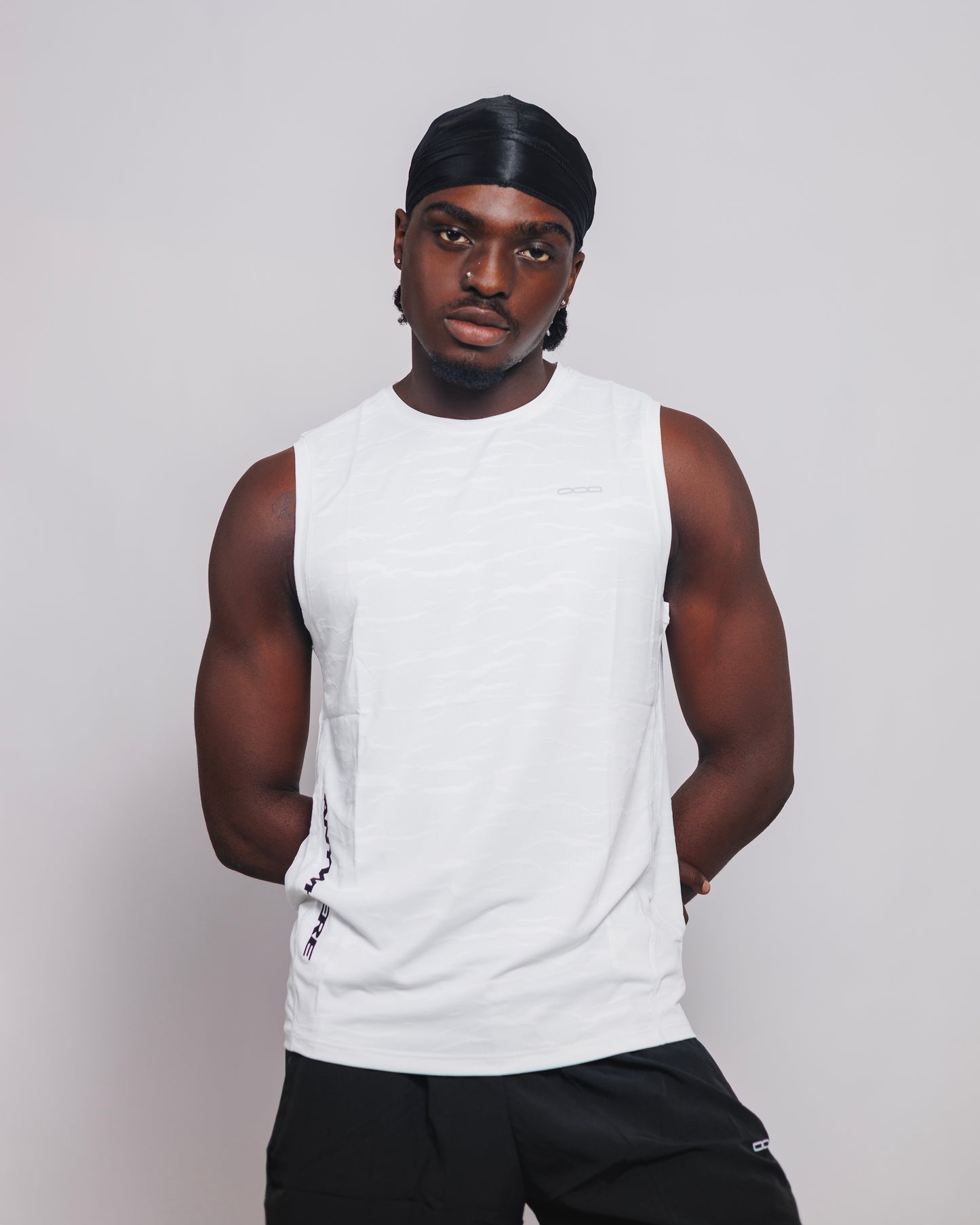 OOD Activ Anywhere Muscle Tank in Classic white