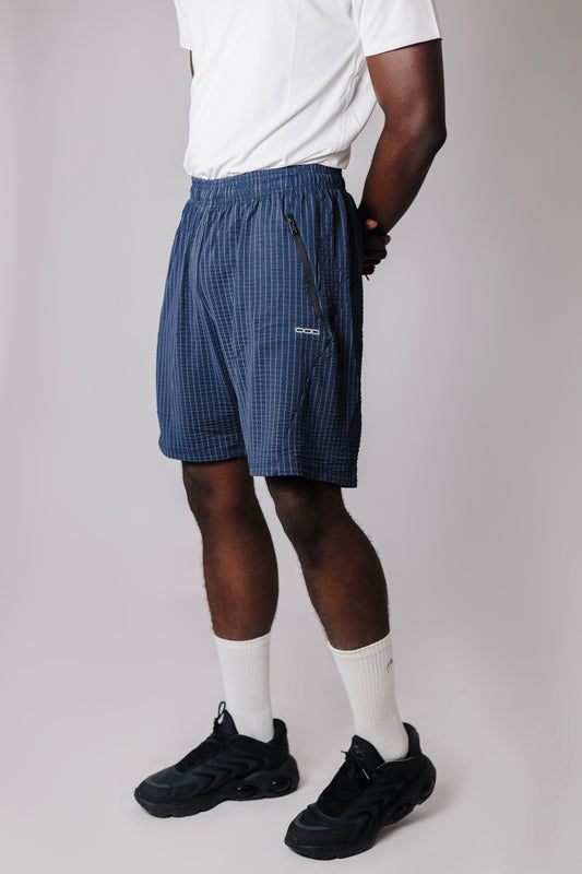 OOD Activ Pinstripe shorts in Blue