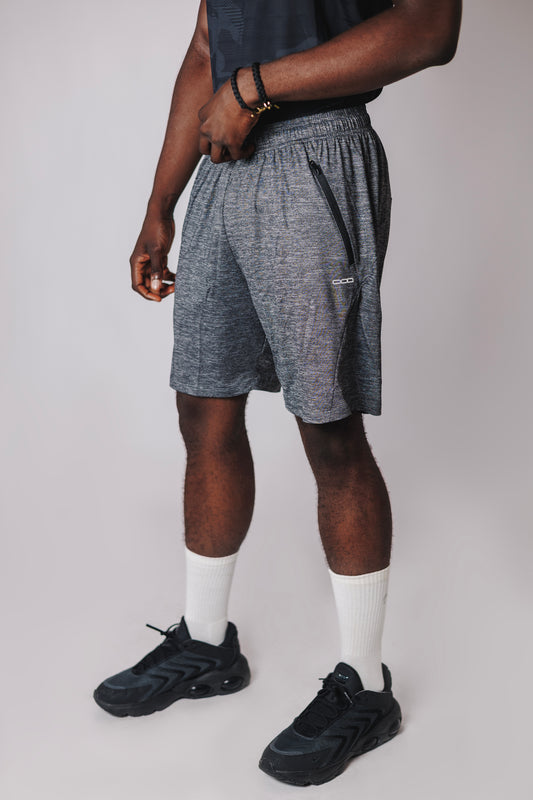 OOD Activ Performance Shorts in Heather Grey