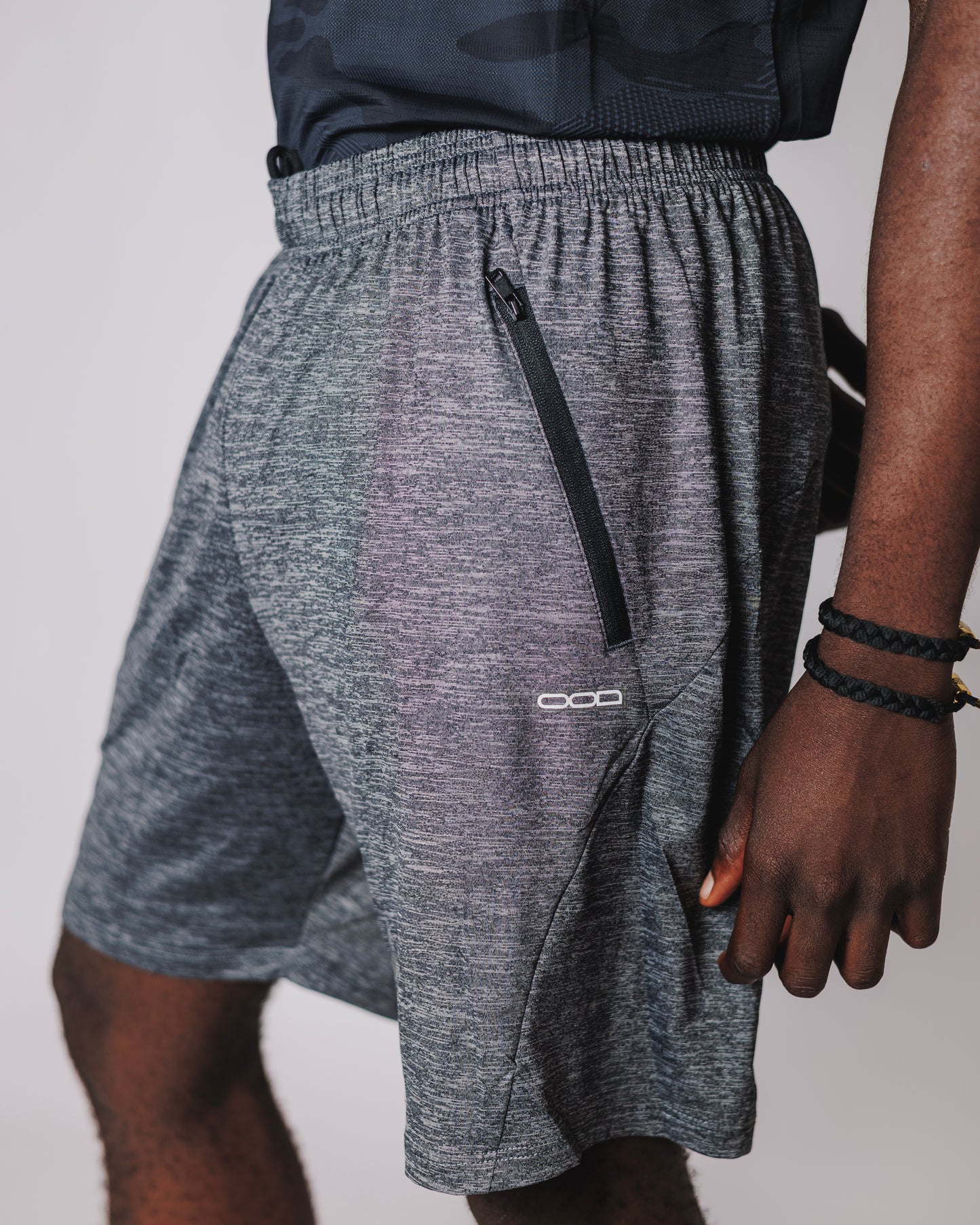 OOD Activ Performance Shorts in Heather Grey
