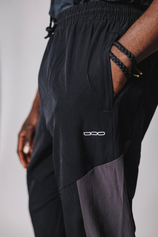 OOD Activ Running Track Pants in Jet Black