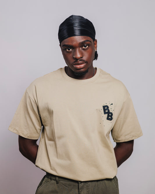 KP Chest Mark Tee in Sandstone