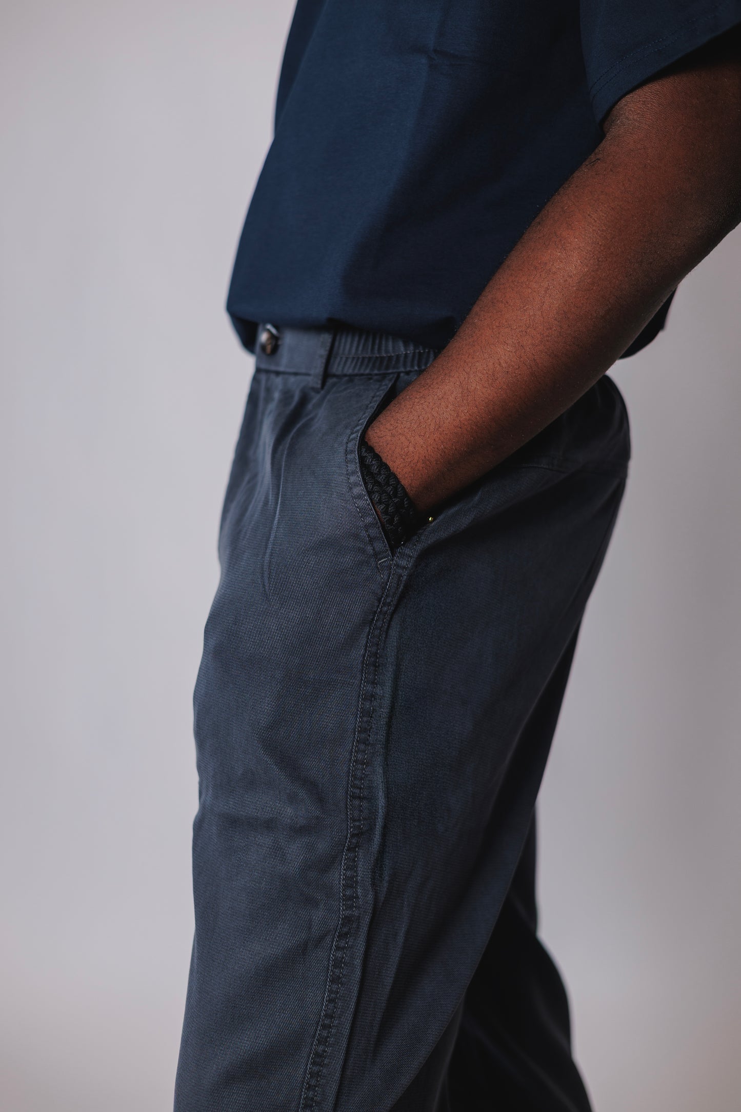 OOD Relaxed Fit Chinos in Charcoal Grey