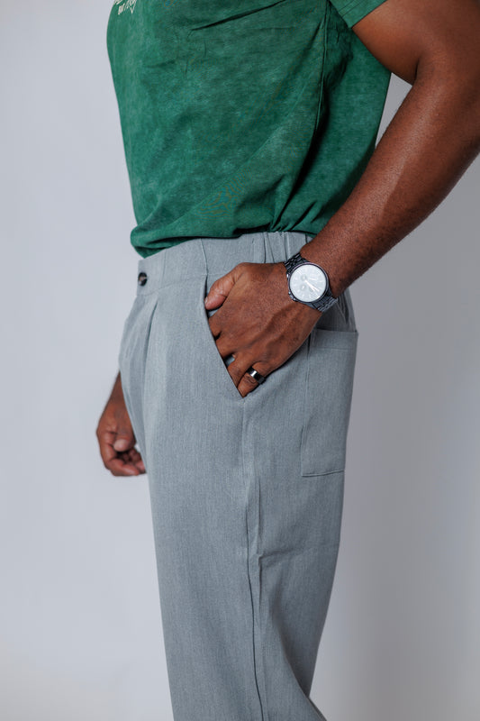 OOD Tailored Trousers in Ash Grey