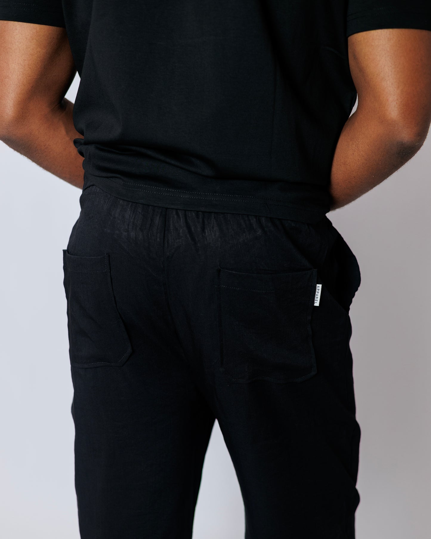 OOD Lounge Trousers in Jet Black