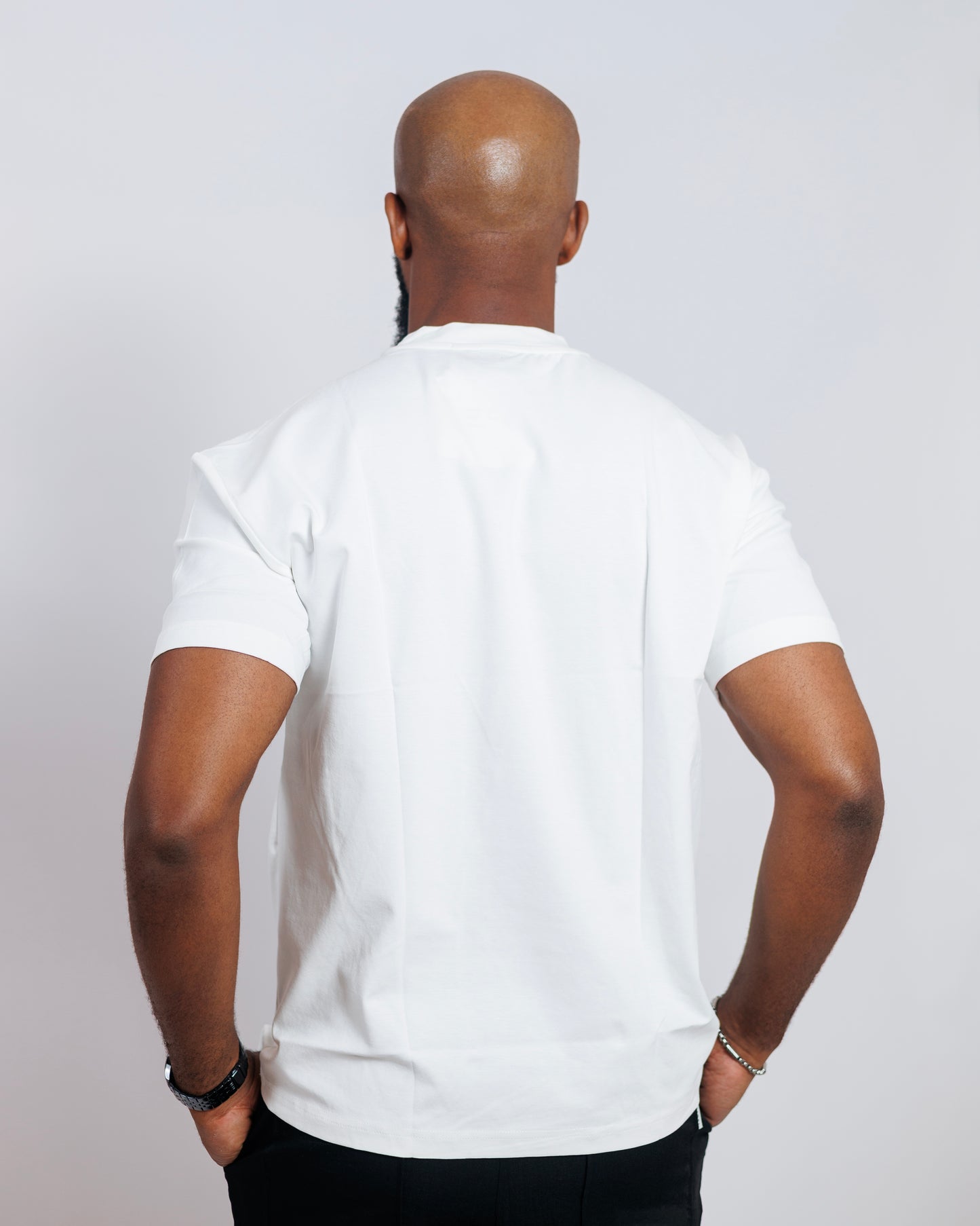 OOD Panel Detail Tee in White