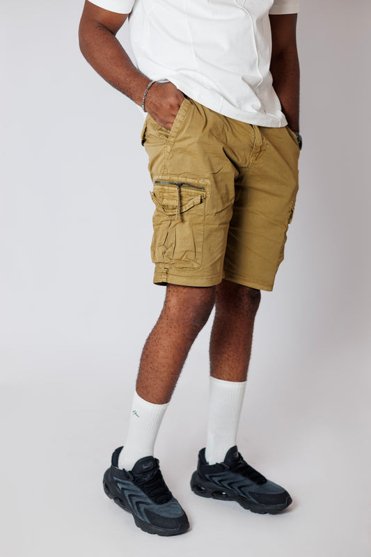 OOD Cargo Shorts in Desert Khaki