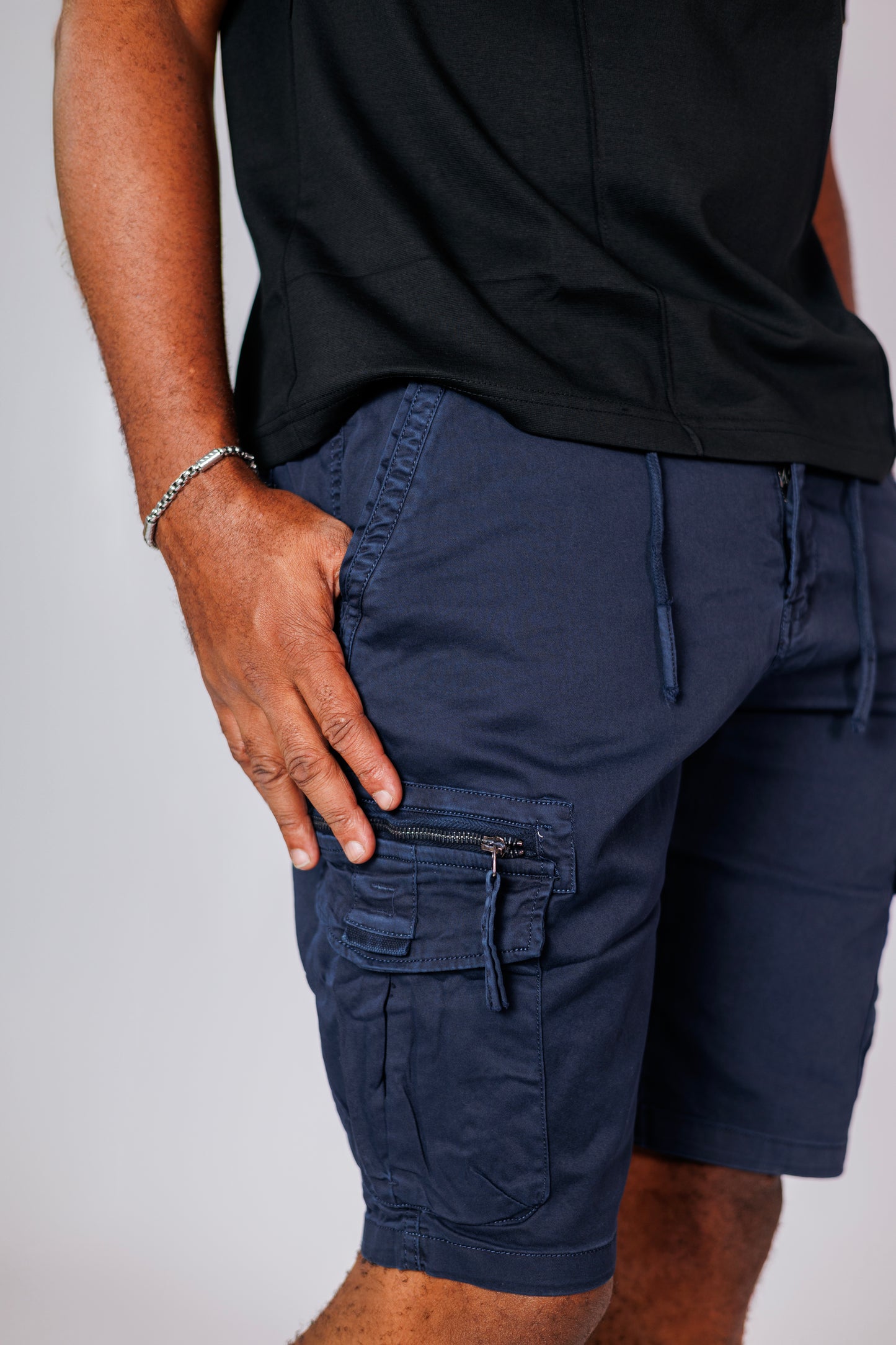 OOD Cargo Shorts in Marine Blue