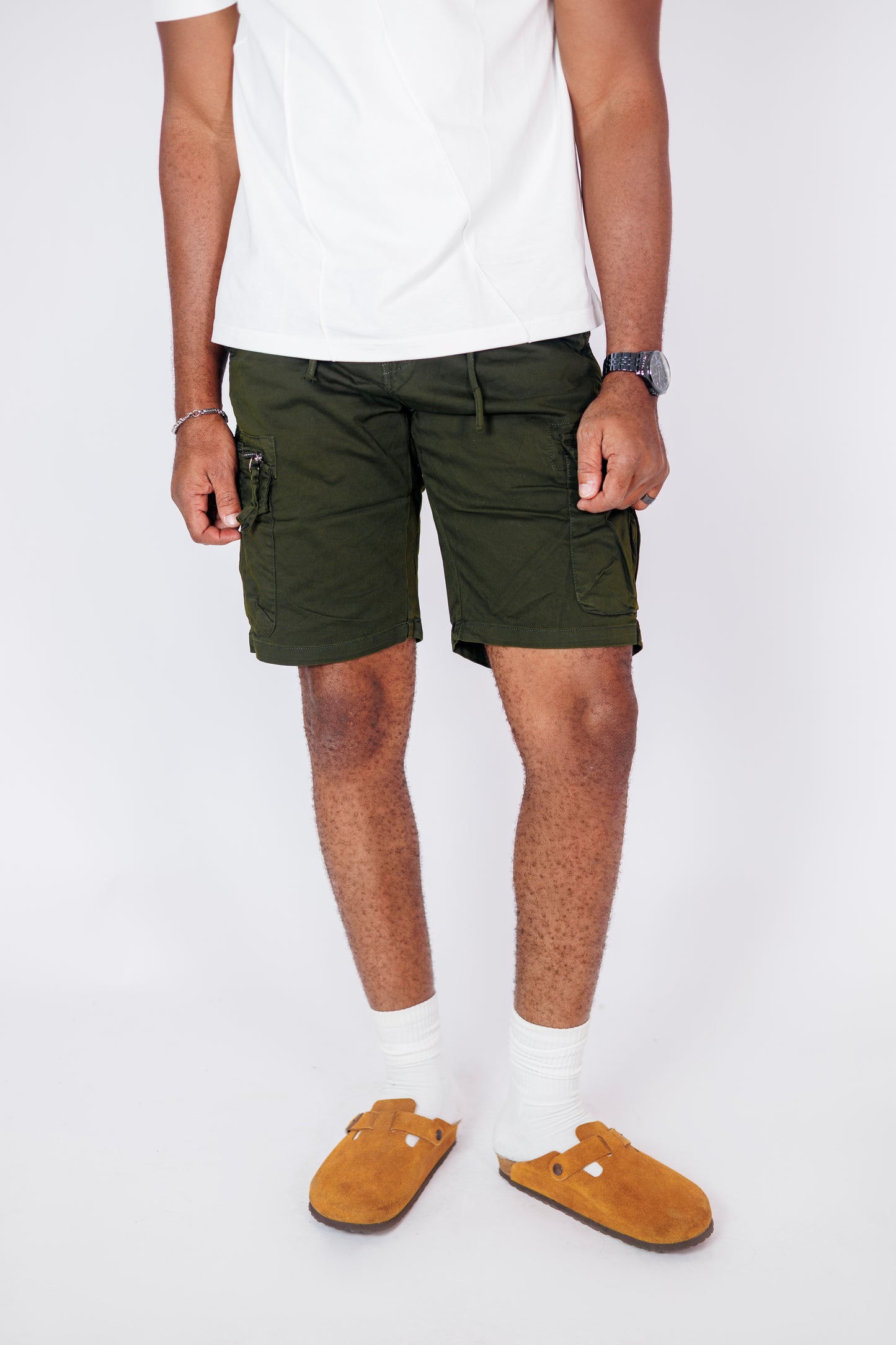OOD Cargo Shorts in Army Green