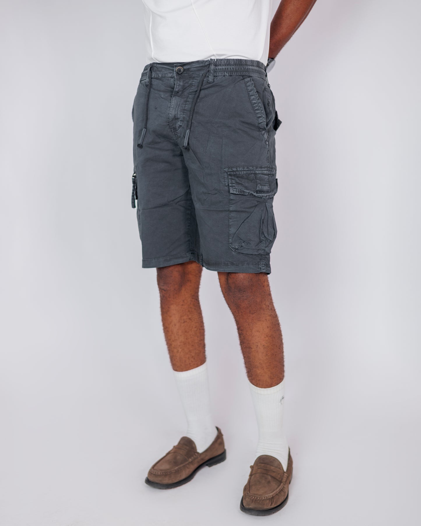 OOD Cargo Shorts in Steel Grey