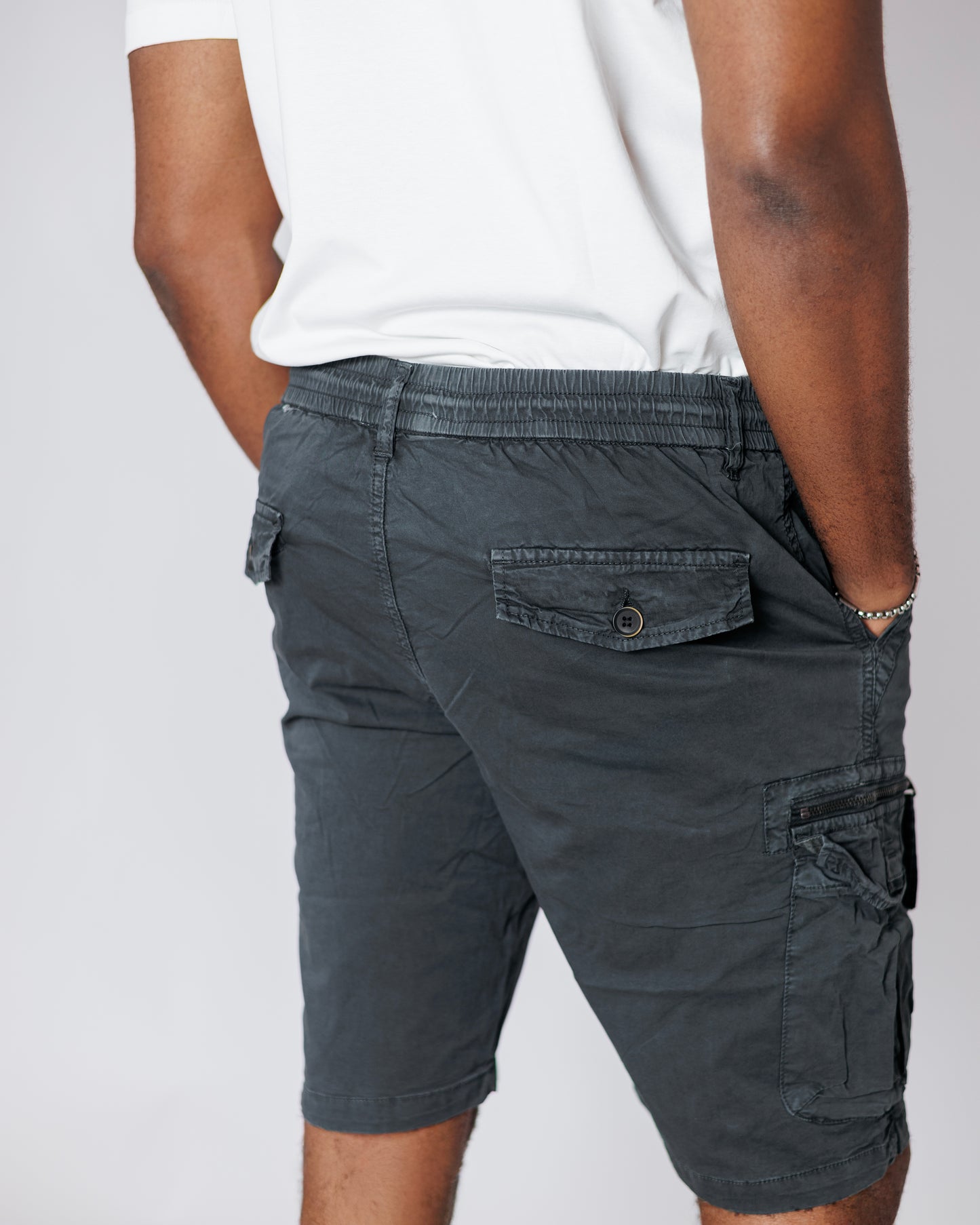 OOD Cargo Shorts in Steel Grey